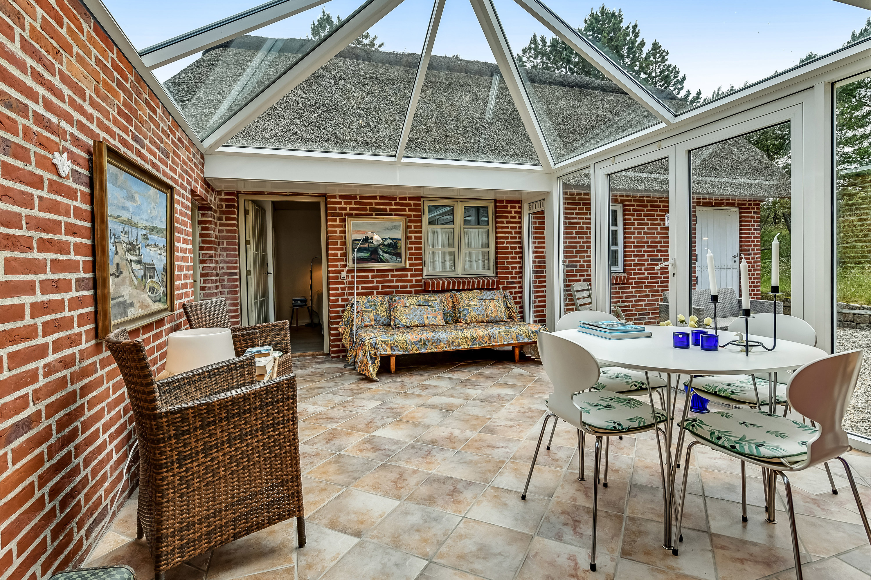 Fremhævet terrasse billede i fuldskærmstilstand. Billede af Kallesmærskvej 19, 6857 Blåvand