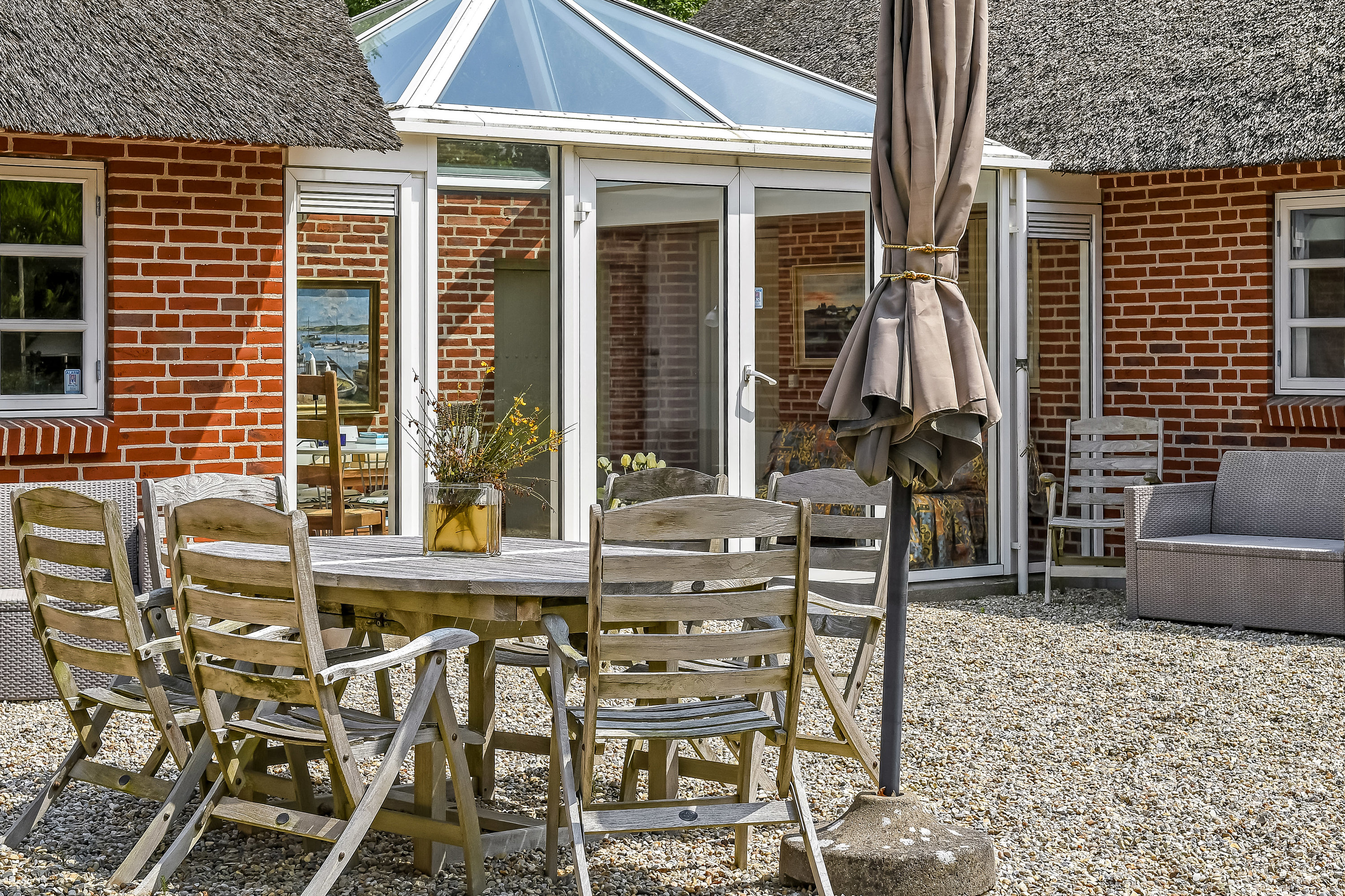 Fremhævet terrasse billede i fuldskærmstilstand. Billede af Kallesmærskvej 19, 6857 Blåvand