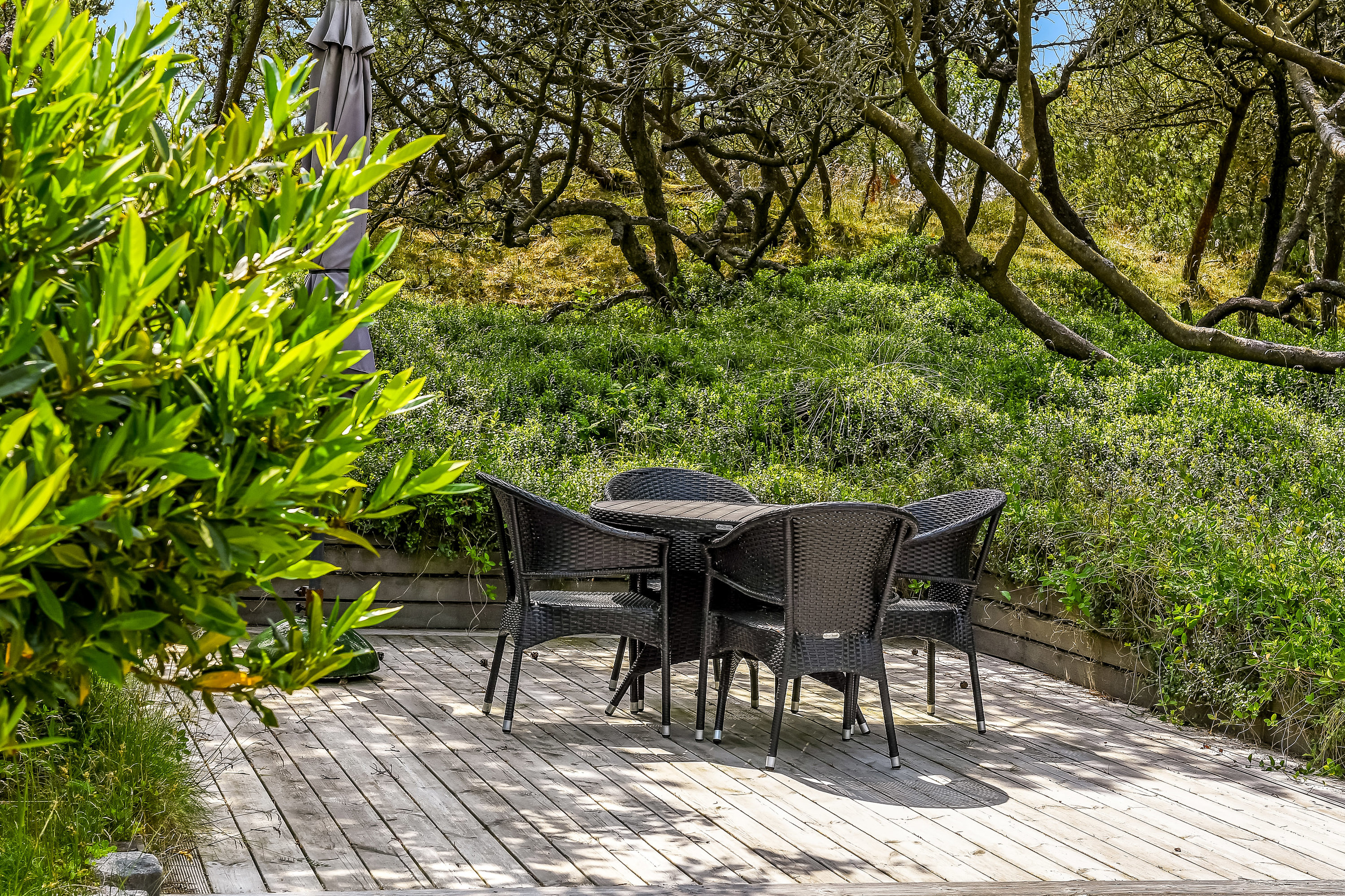 Fremhævet terrasse billede i fuldskærmstilstand. Billede af Kallesmærskvej 19, 6857 Blåvand