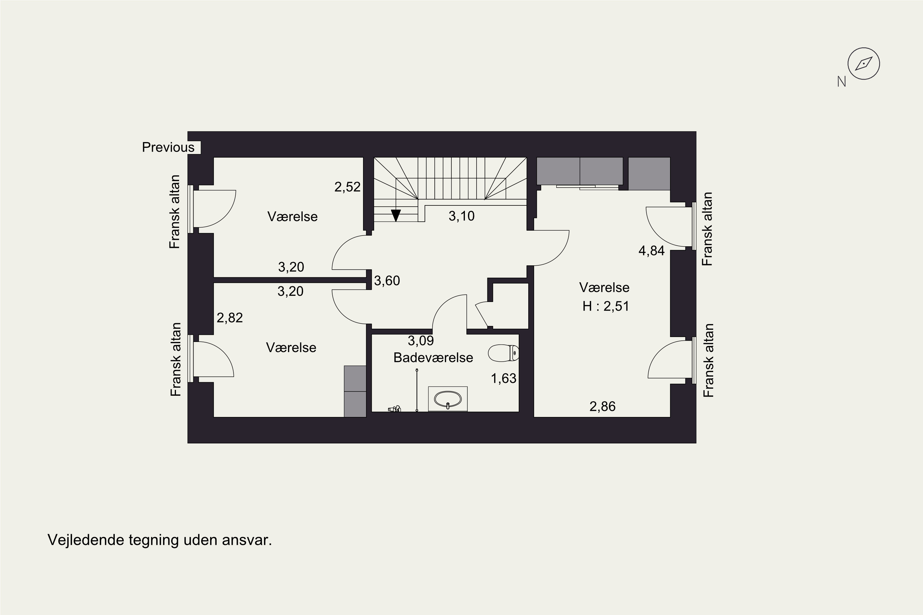 Plantegninger billede af Ralphs Vænge 24, 2950 Vedbæk