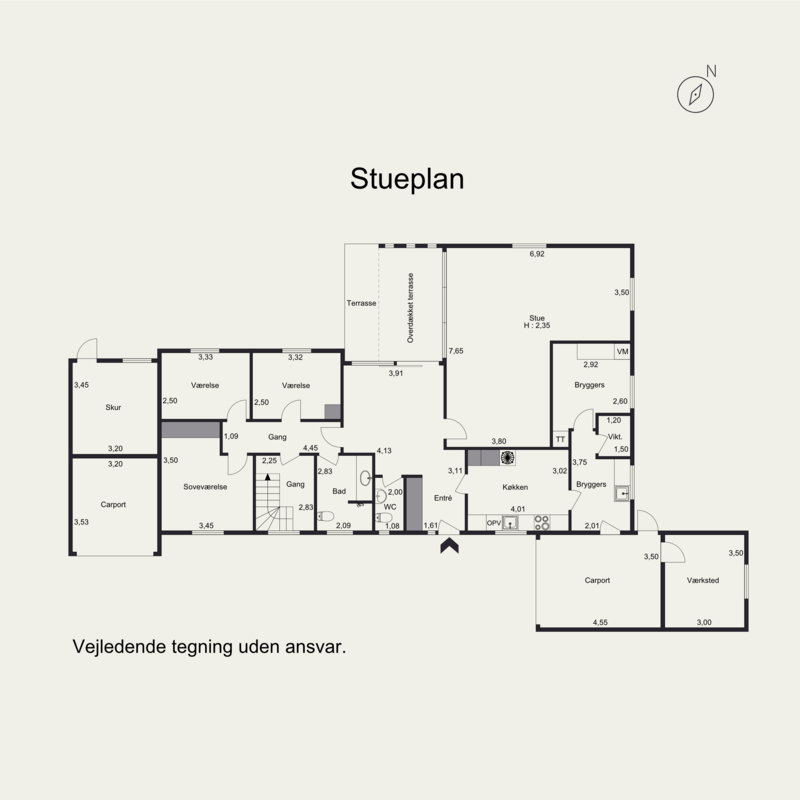 Plantegninger billede af Kastanievej 1, 6600 Vejen