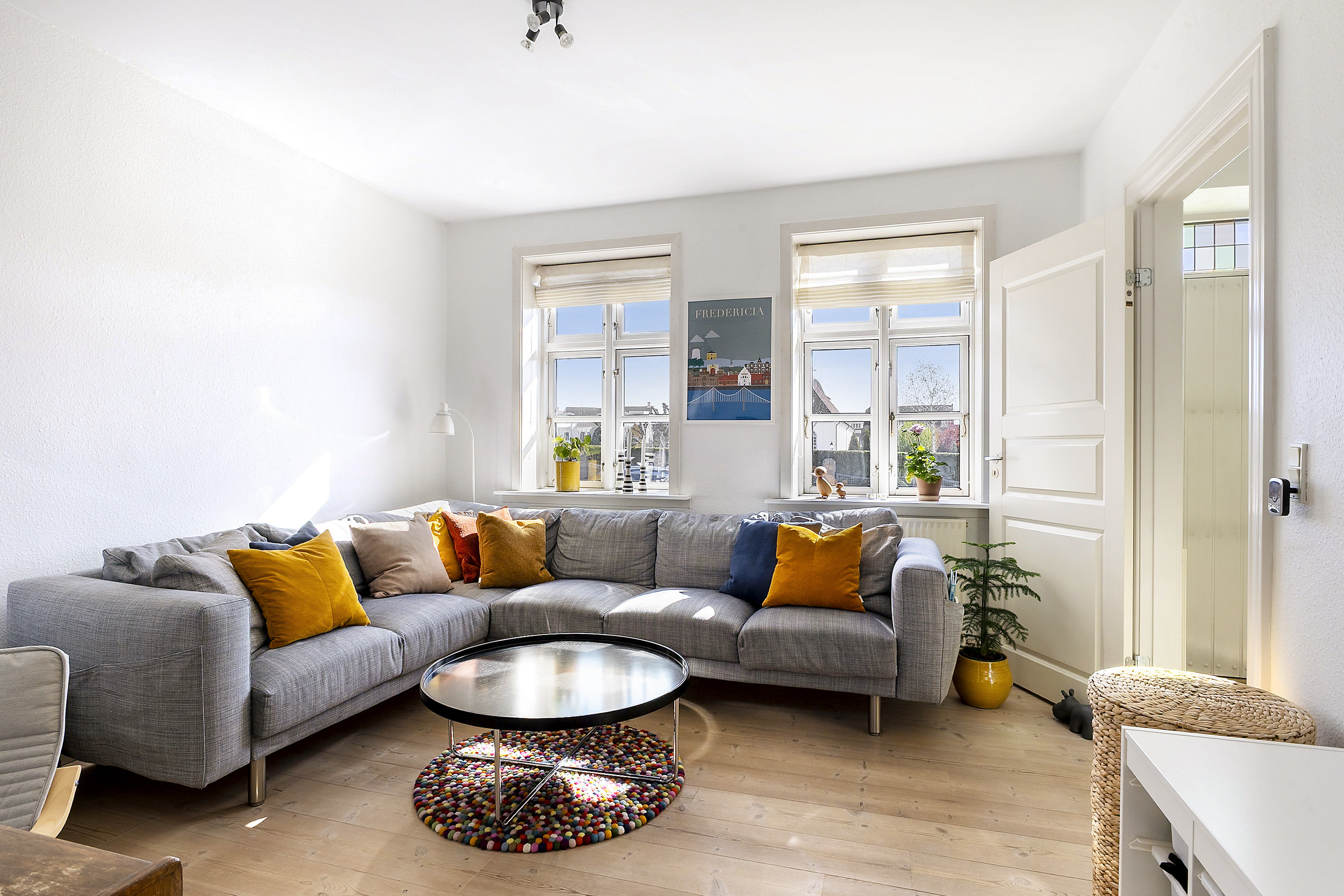 Fremhævet stue billede i fuldskærmstilstand. Billede af Norgesgade 26C, 7000 Fredericia