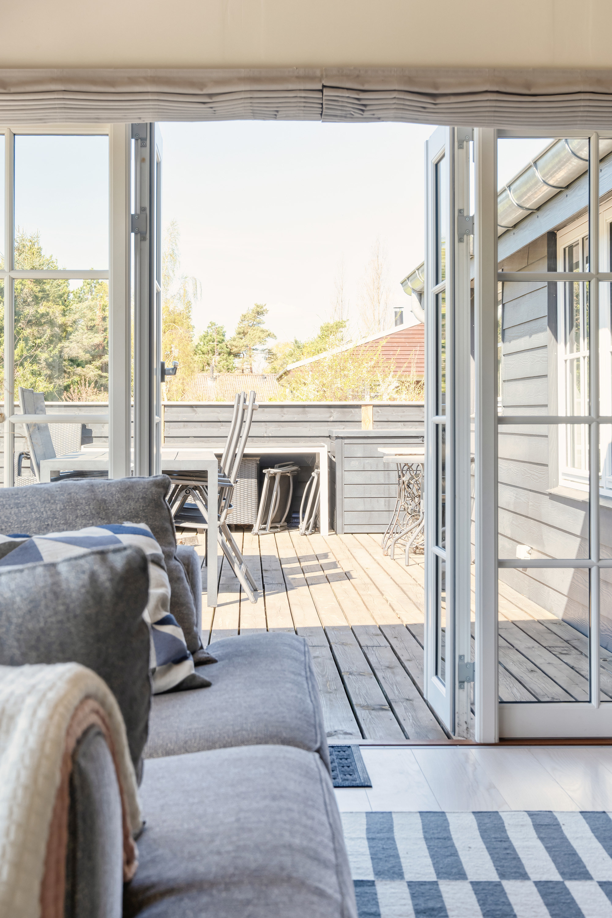 Fremhævet terrasse billede i fuldskærmstilstand. Billede af Irisvej 12, Marielyst, 4873 Væggerløse