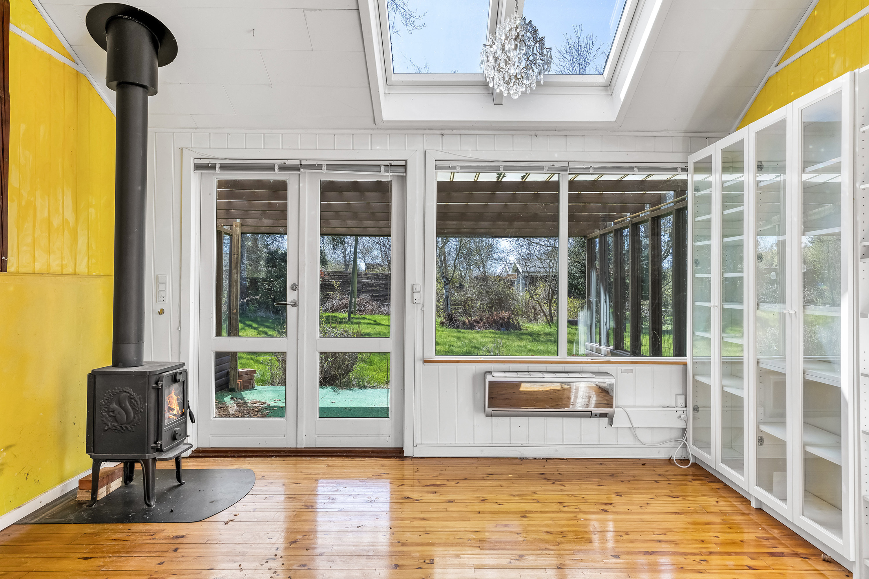 Fremhævet stue billede i fuldskærmstilstand. Billede af Markskellet 6, 3210 Vejby