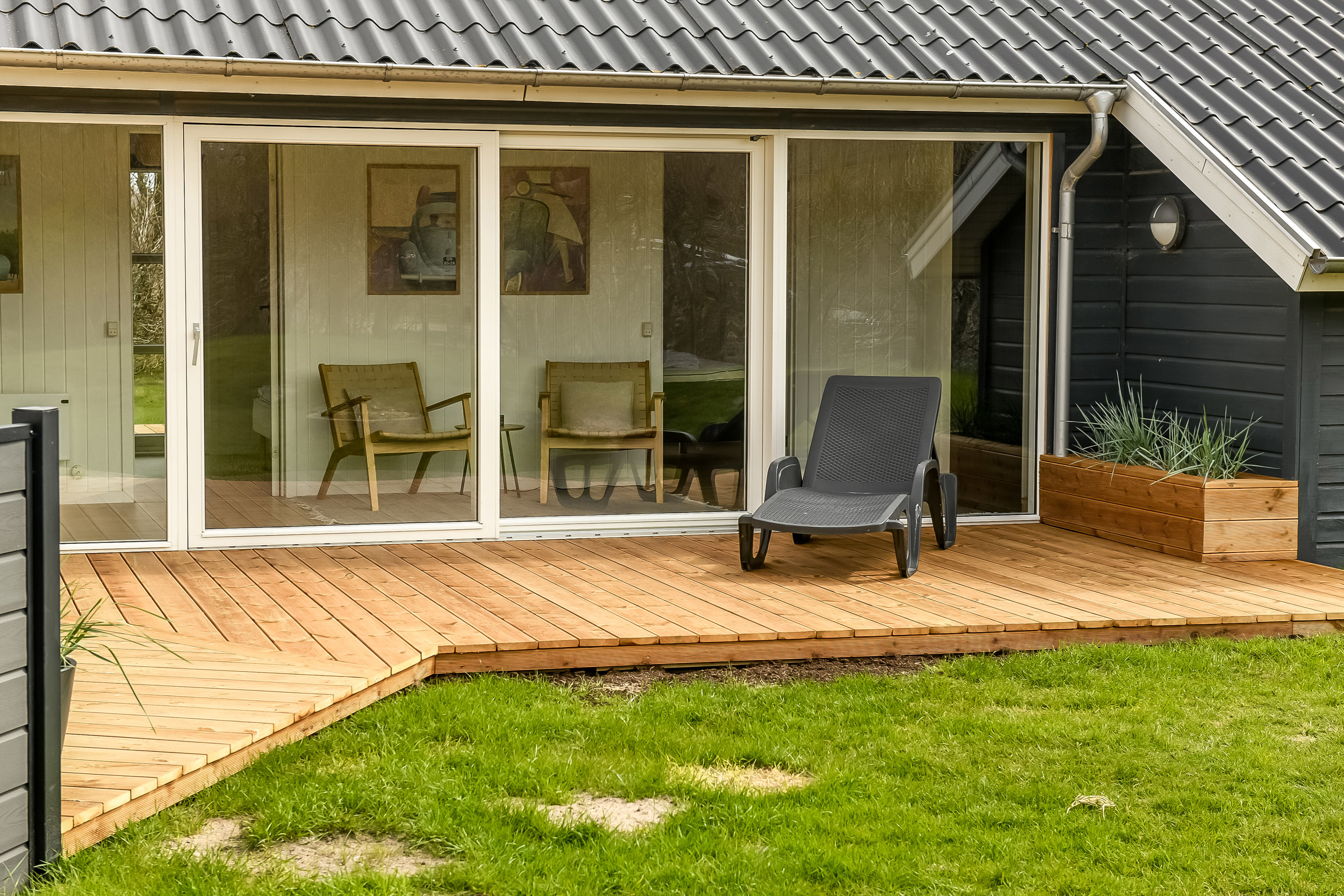 Fremhævet terrasse billede i fuldskærmstilstand. Billede af Grønnevej 15, 6857 Blåvand