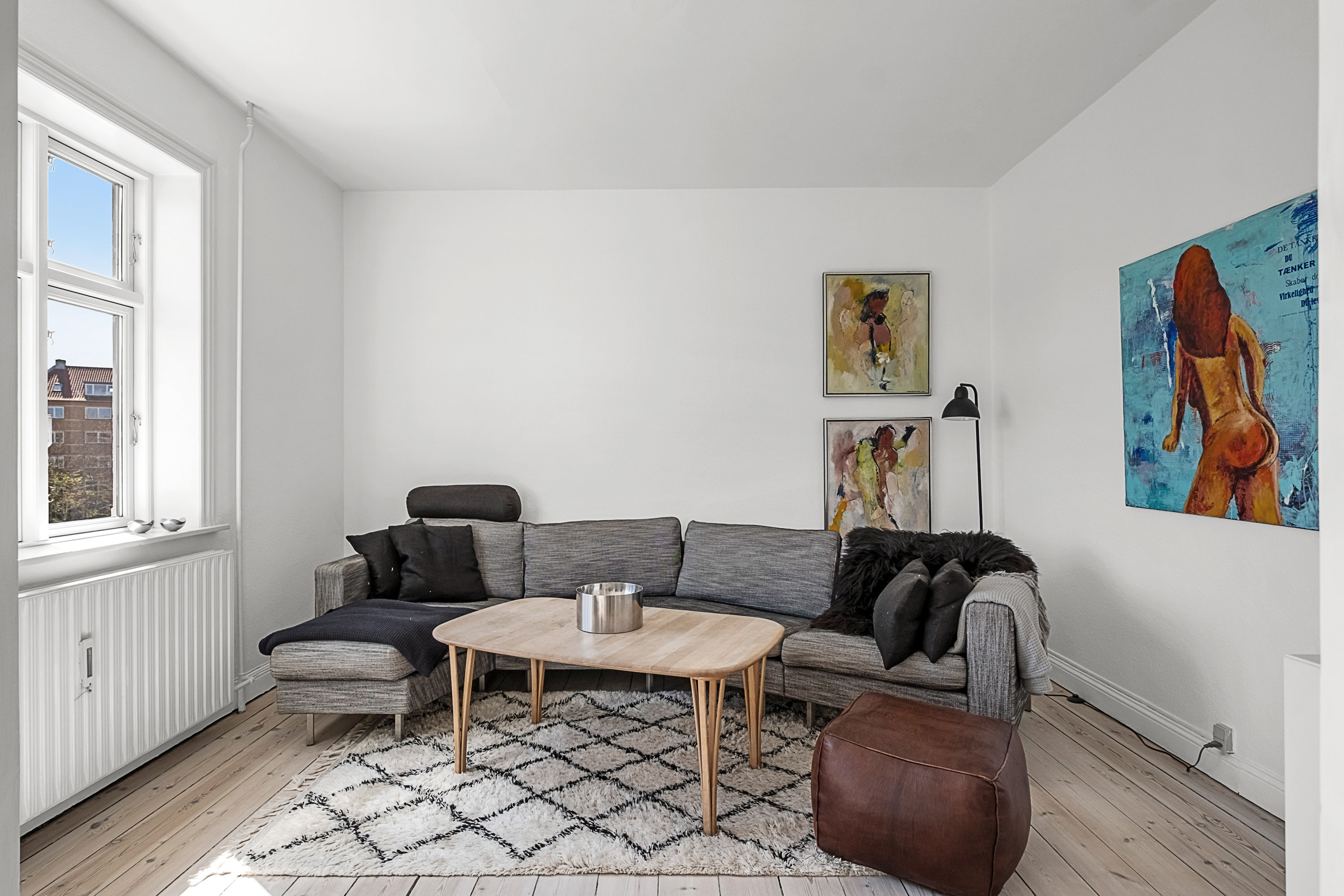 Fremhævet stue billede i fuldskærmstilstand. Billede af Valdemarsgade 52, 2. tv., 8000 Aarhus C