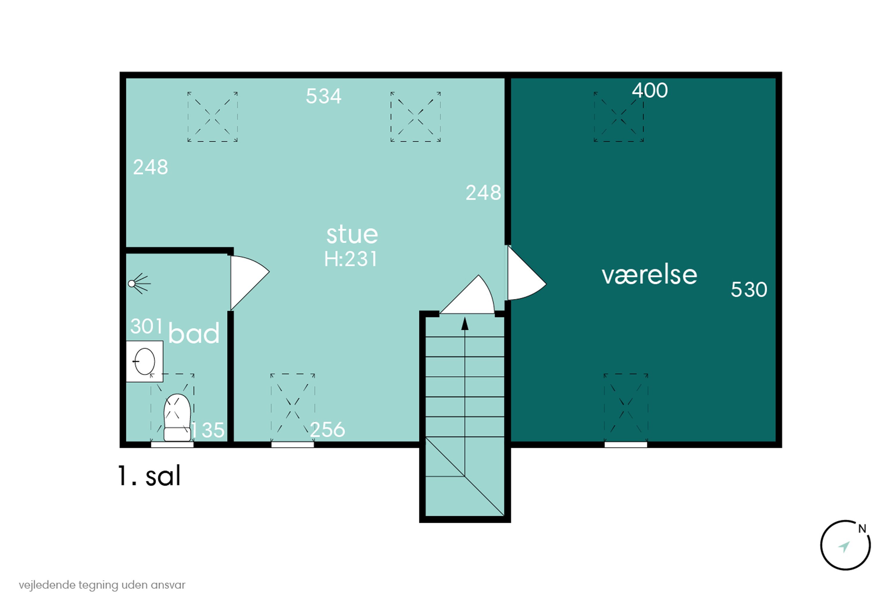 Plantegninger billede af Aalborgvej 20, Hornum, 9600 Aars