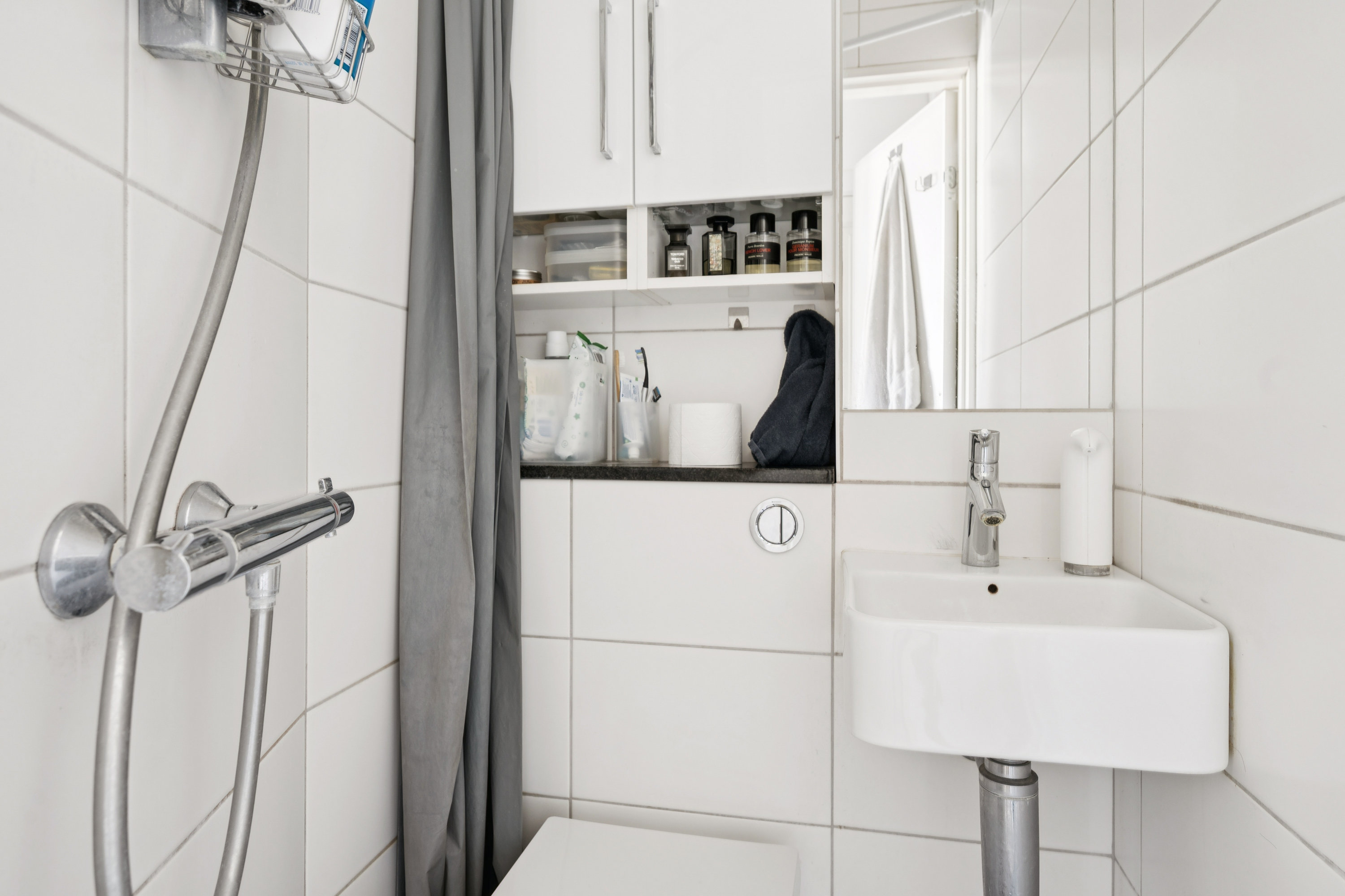 Fremhævet badeværelse billede i fuldskærmstilstand. Billede af Nordre Fasanvej 26, 2. tv., 2000 Frederiksberg