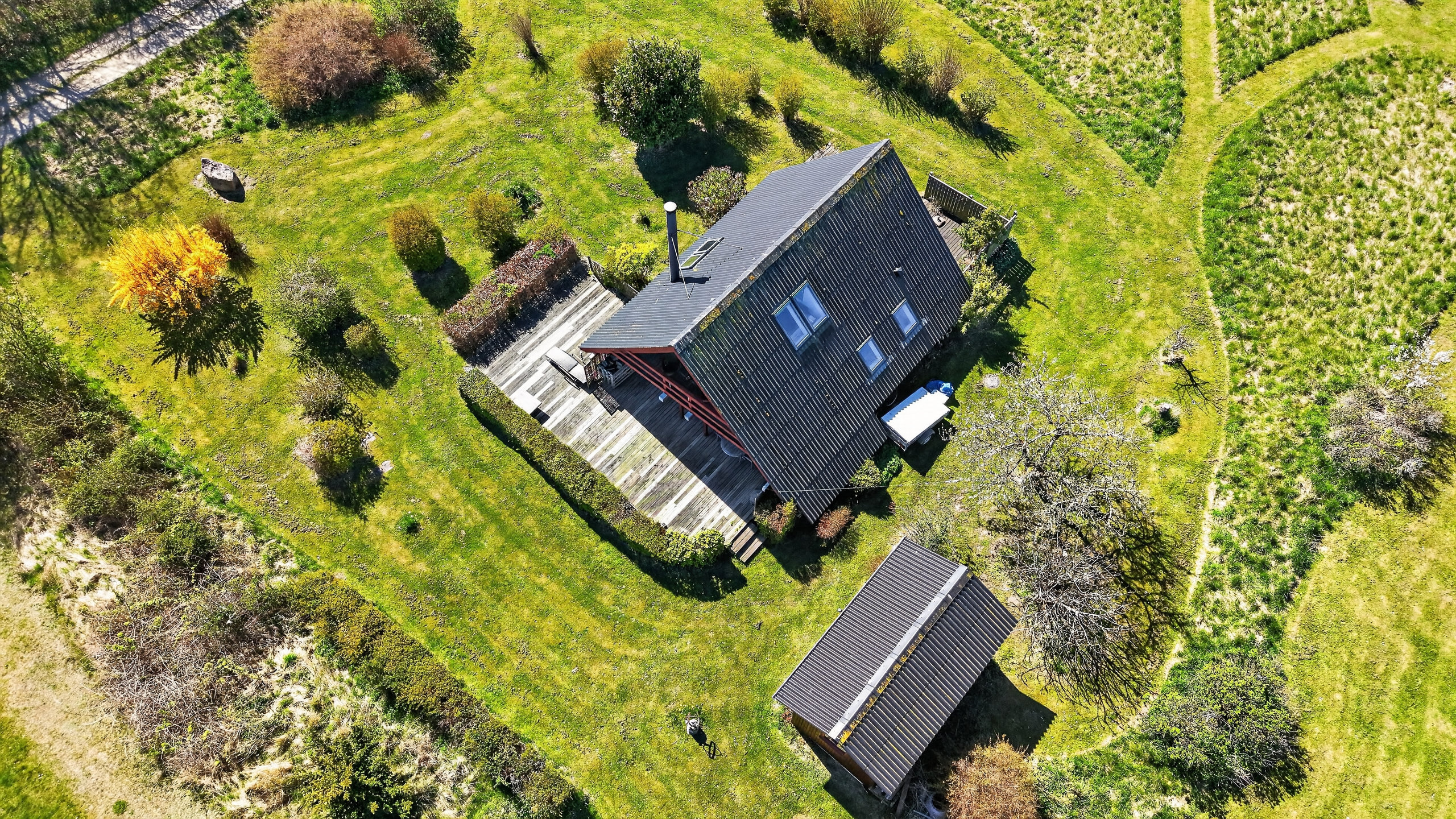 Fremhævet luftfoto billede i fuldskærmstilstand. Billede af Åsen 4, Klint, 4500 Nykøbing Sj