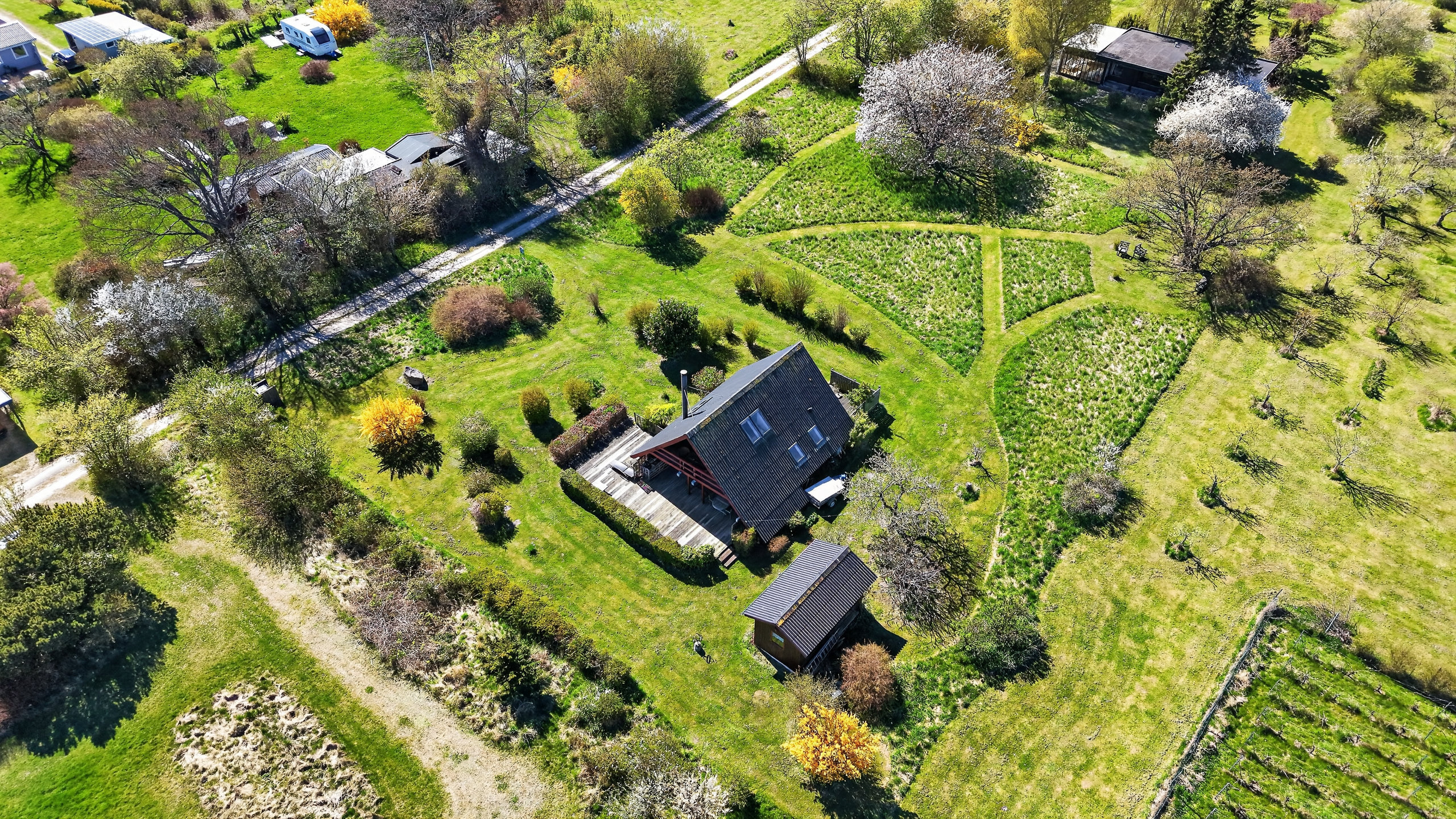 Fremhævet luftfoto billede i fuldskærmstilstand. Billede af Åsen 4, Klint, 4500 Nykøbing Sj