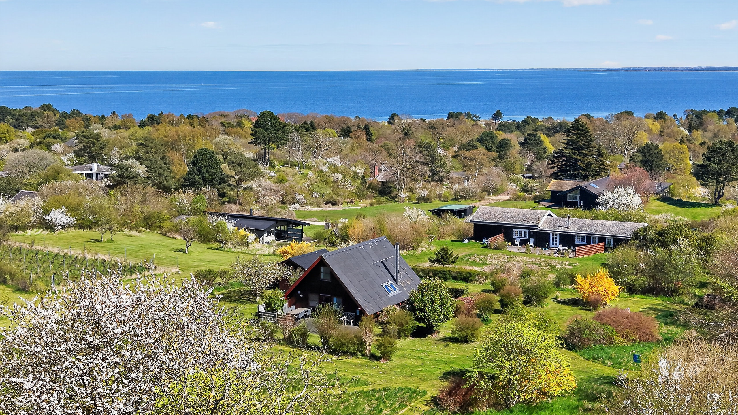Fremhævet luftfoto billede i fuldskærmstilstand. Billede af Åsen 4, Klint, 4500 Nykøbing Sj