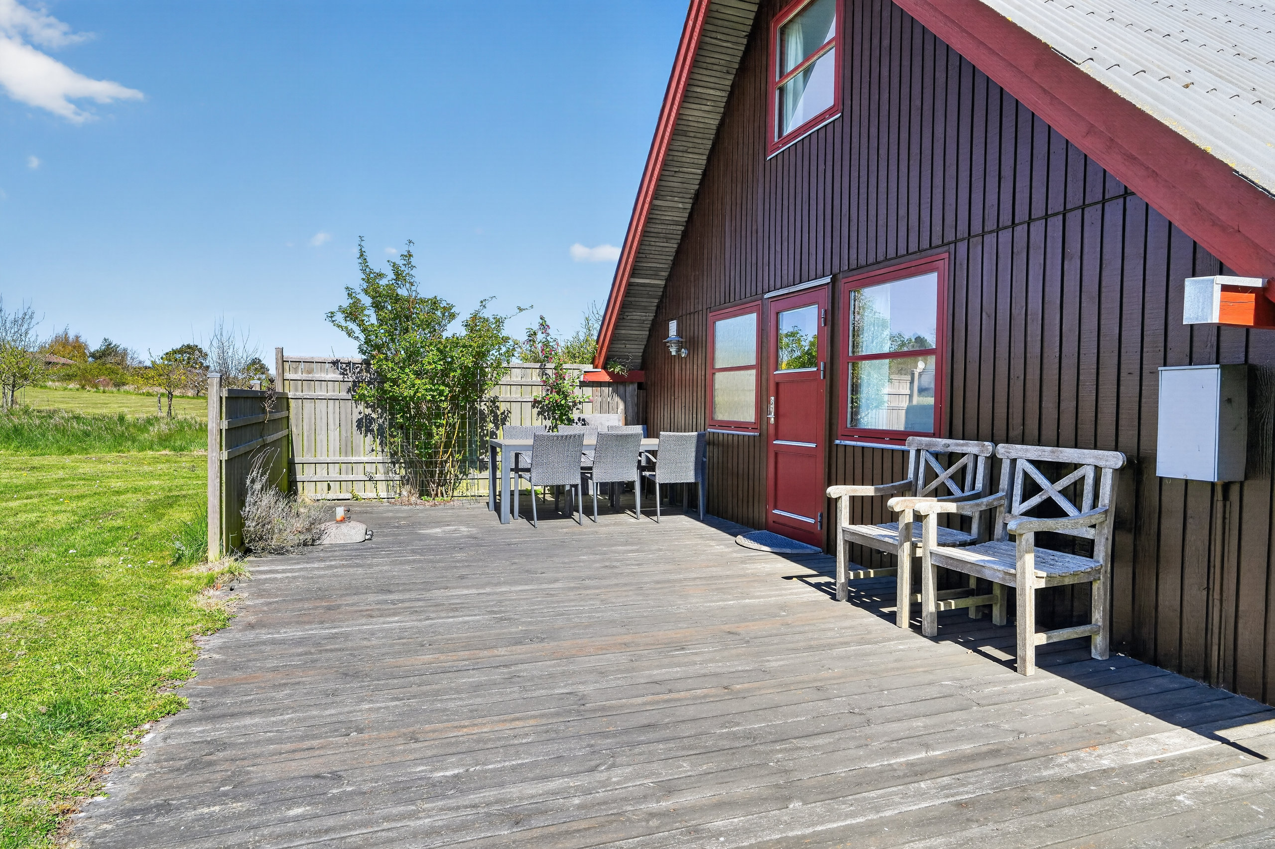 Fremhævet terrasse billede i fuldskærmstilstand. Billede af Åsen 4, Klint, 4500 Nykøbing Sj