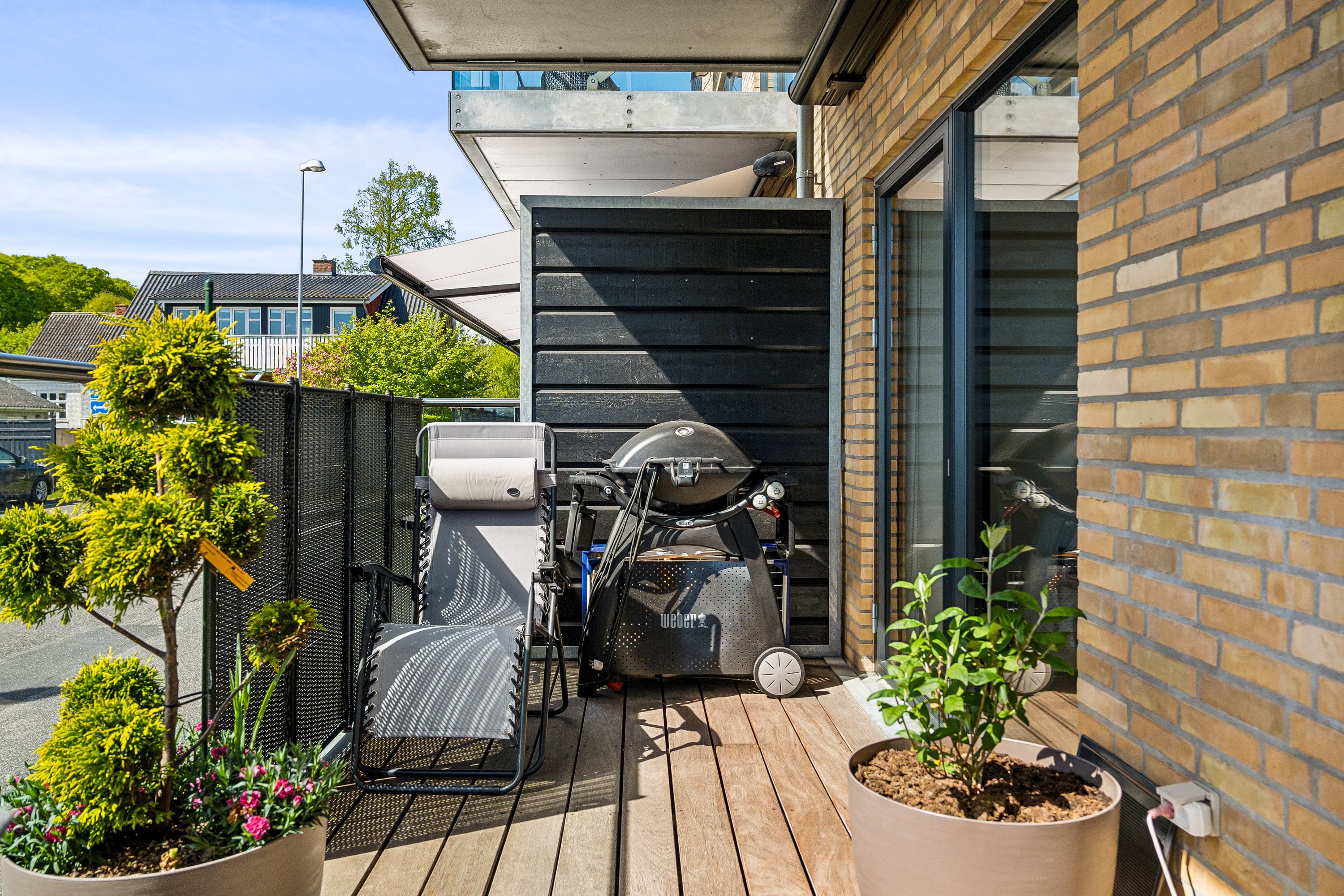 Fremhævet terrasse billede i fuldskærmstilstand. Billede af Havnevej 17, st.. 1., 9560 Hadsund