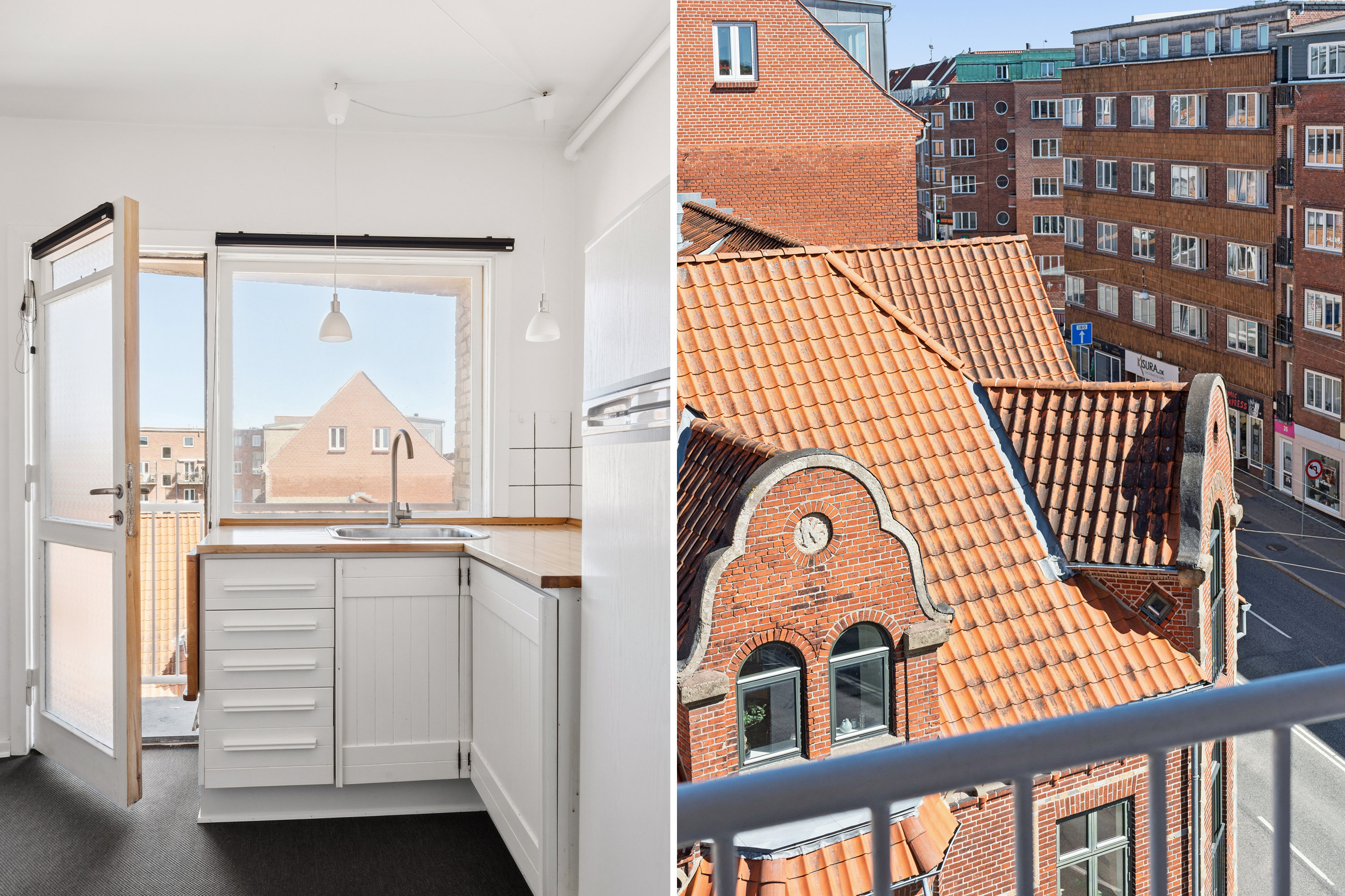 Fremhævet altan billede i fuldskærmstilstand. Billede af Vesterbro 35, 5. 501., 9000 Aalborg
