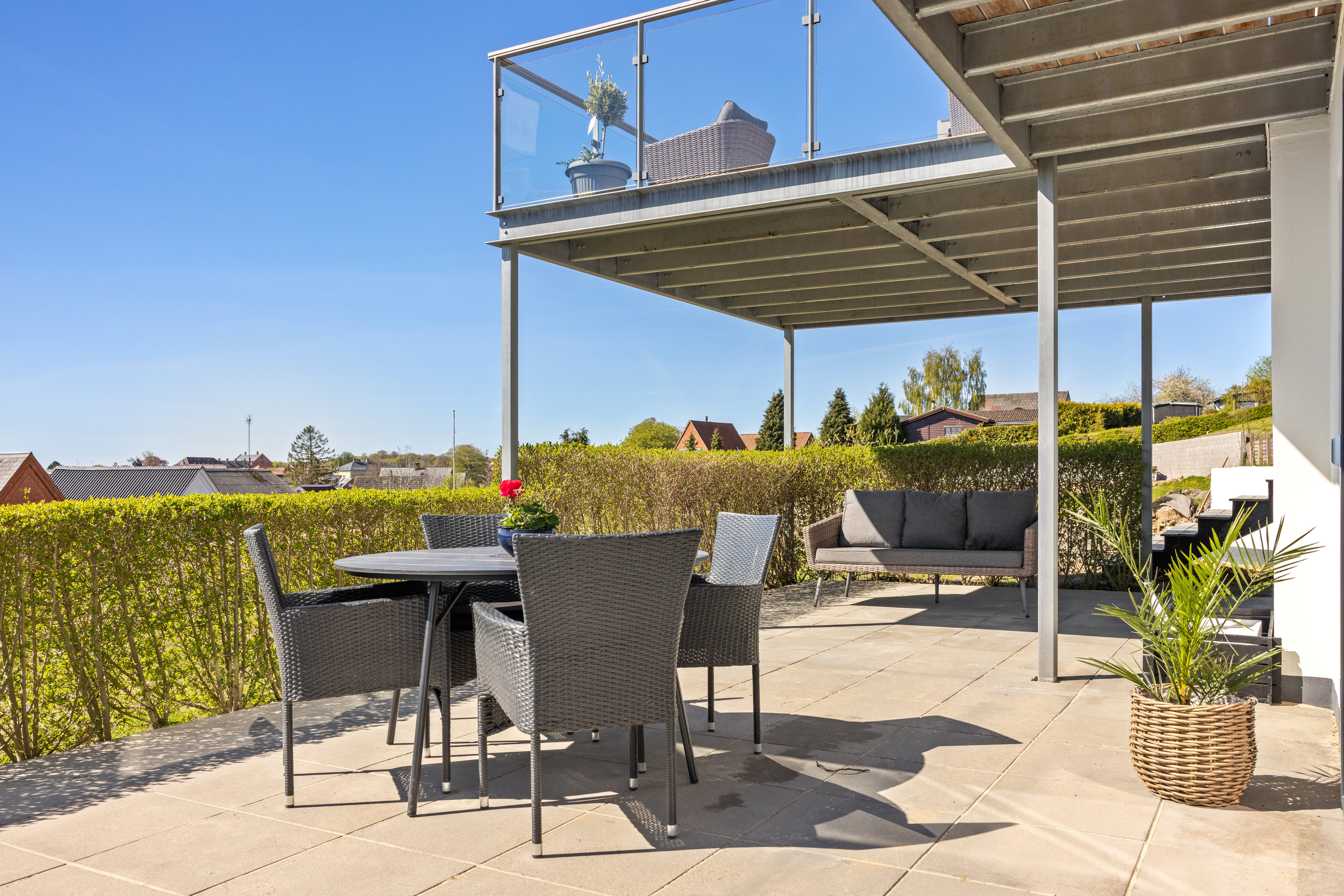 Fremhævet terrasse billede i fuldskærmstilstand. Billede af Udsigten 6, 5700 Svendborg