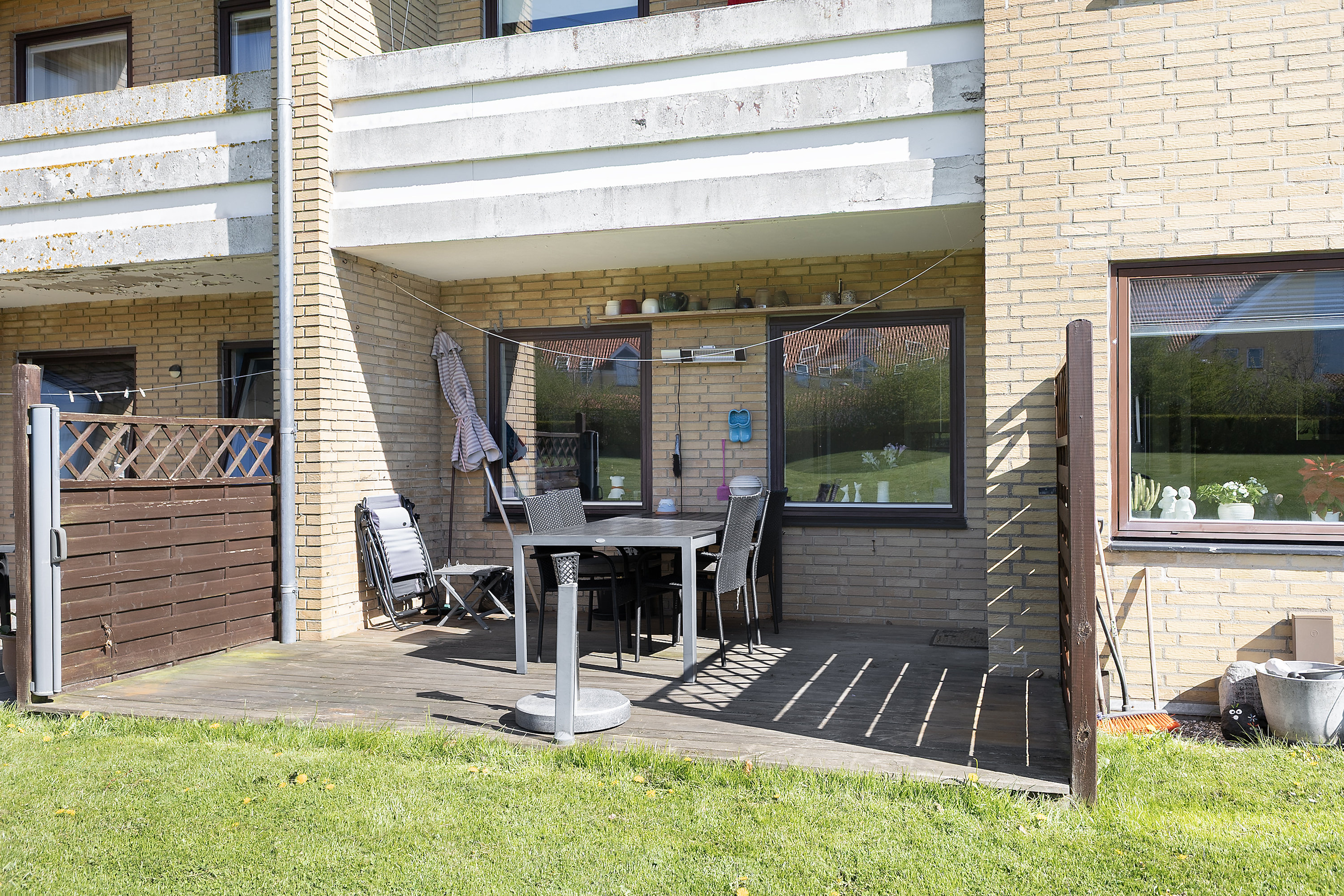 Fremhævet terrasse billede i fuldskærmstilstand. Billede af Elmevej 6, st.. 9., 7600 Struer