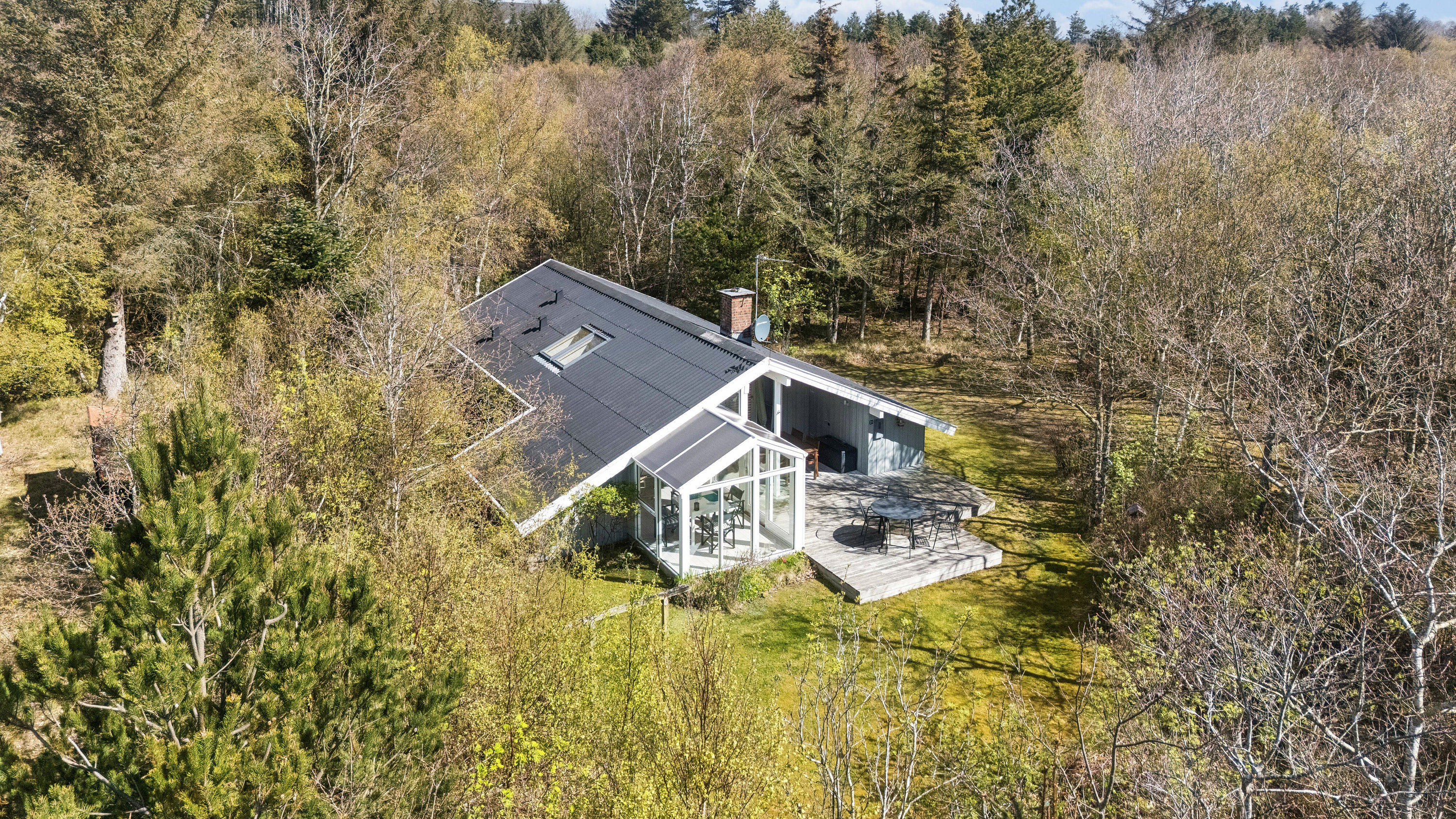 Fremhævet luftfoto billede i fuldskærmstilstand. Billede af Vagtelvej 20, Draget, 7760 Hurup Thy
