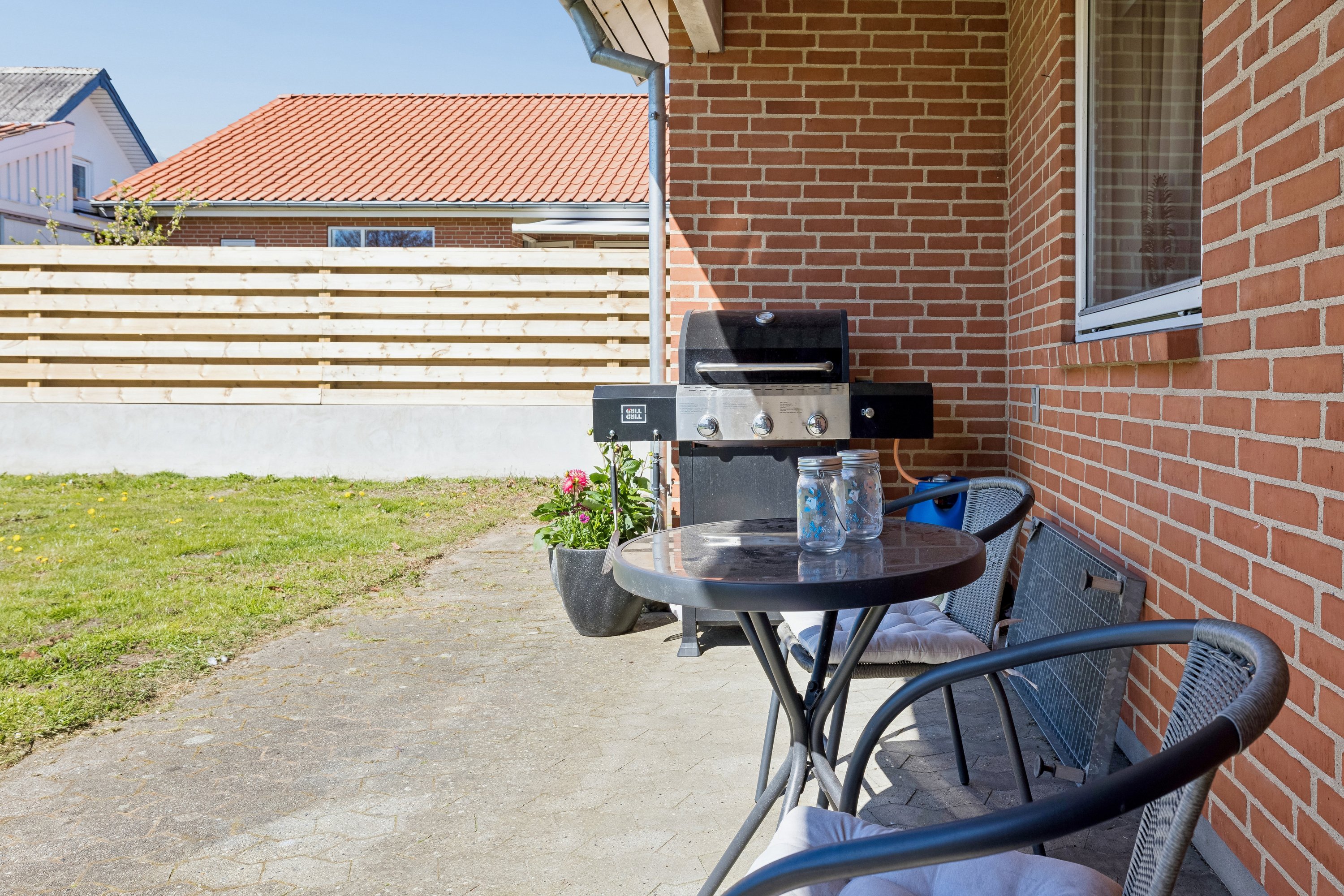 Fremhævet terrasse billede i fuldskærmstilstand. Billede af Søvang 4, Sparkær, 8800 Viborg