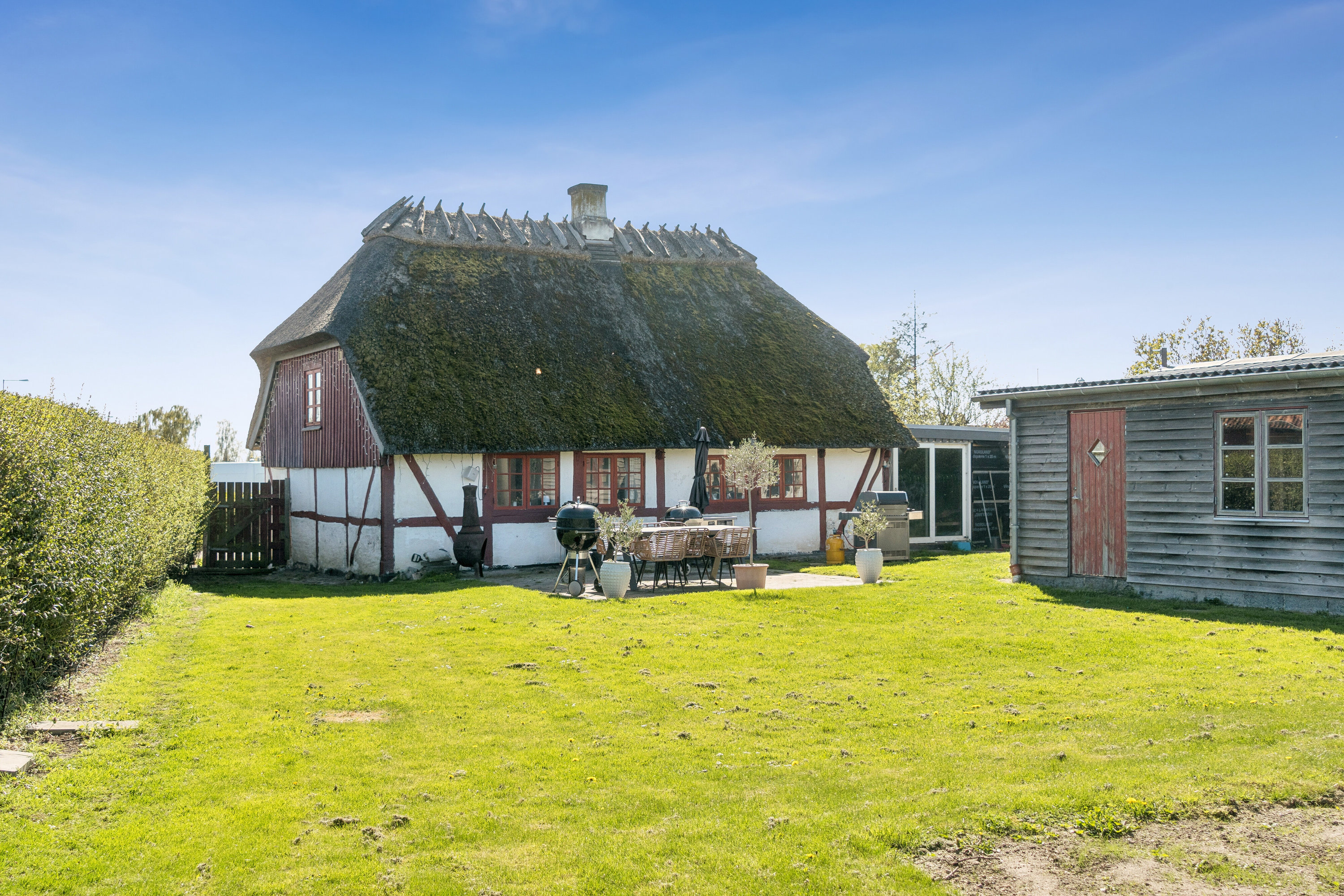 Fremhævet set fra haven billede i fuldskærmstilstand. Billede af Sorøvej 67, 4230 Skælskør