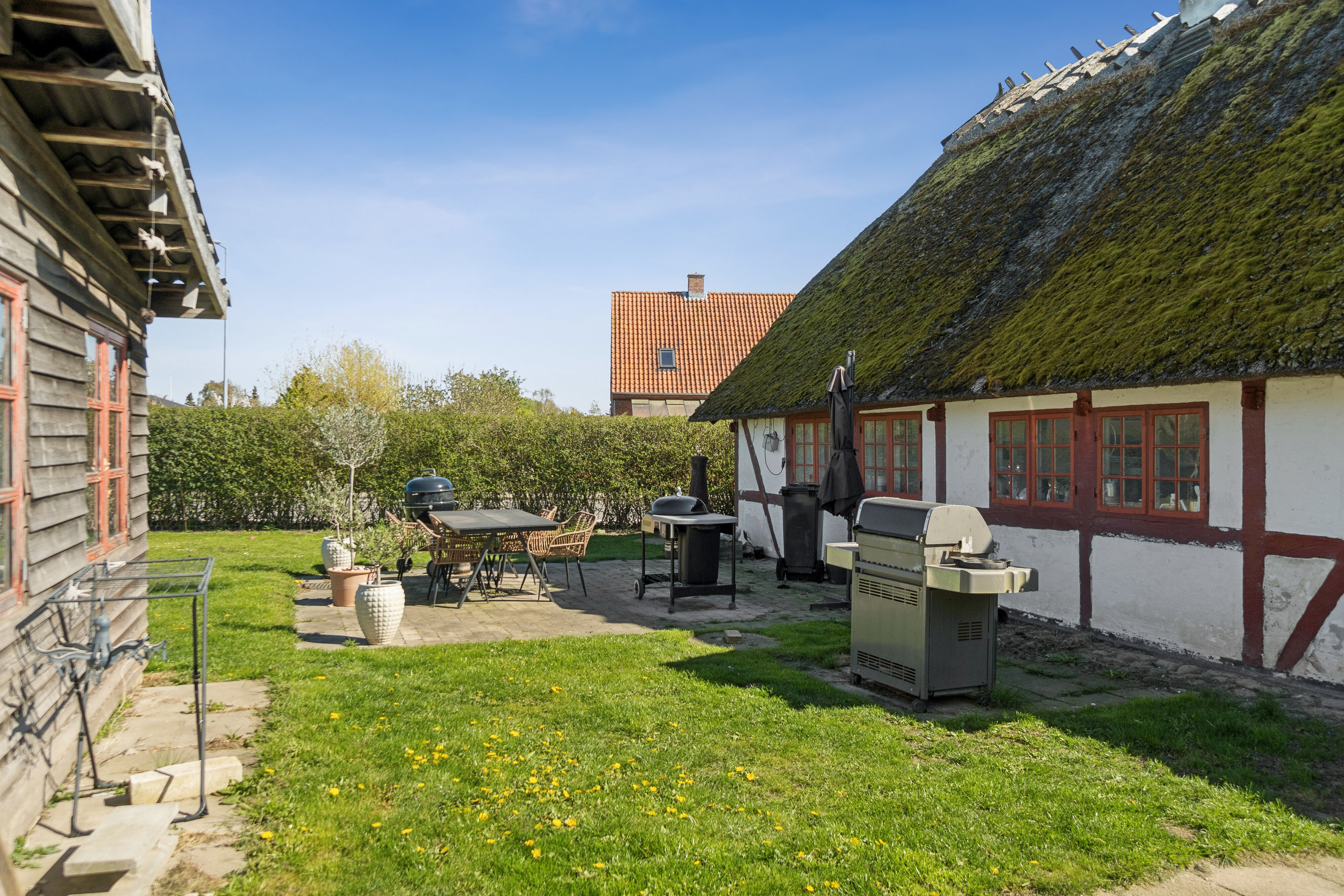 Fremhævet set fra haven billede i fuldskærmstilstand. Billede af Sorøvej 67, 4230 Skælskør