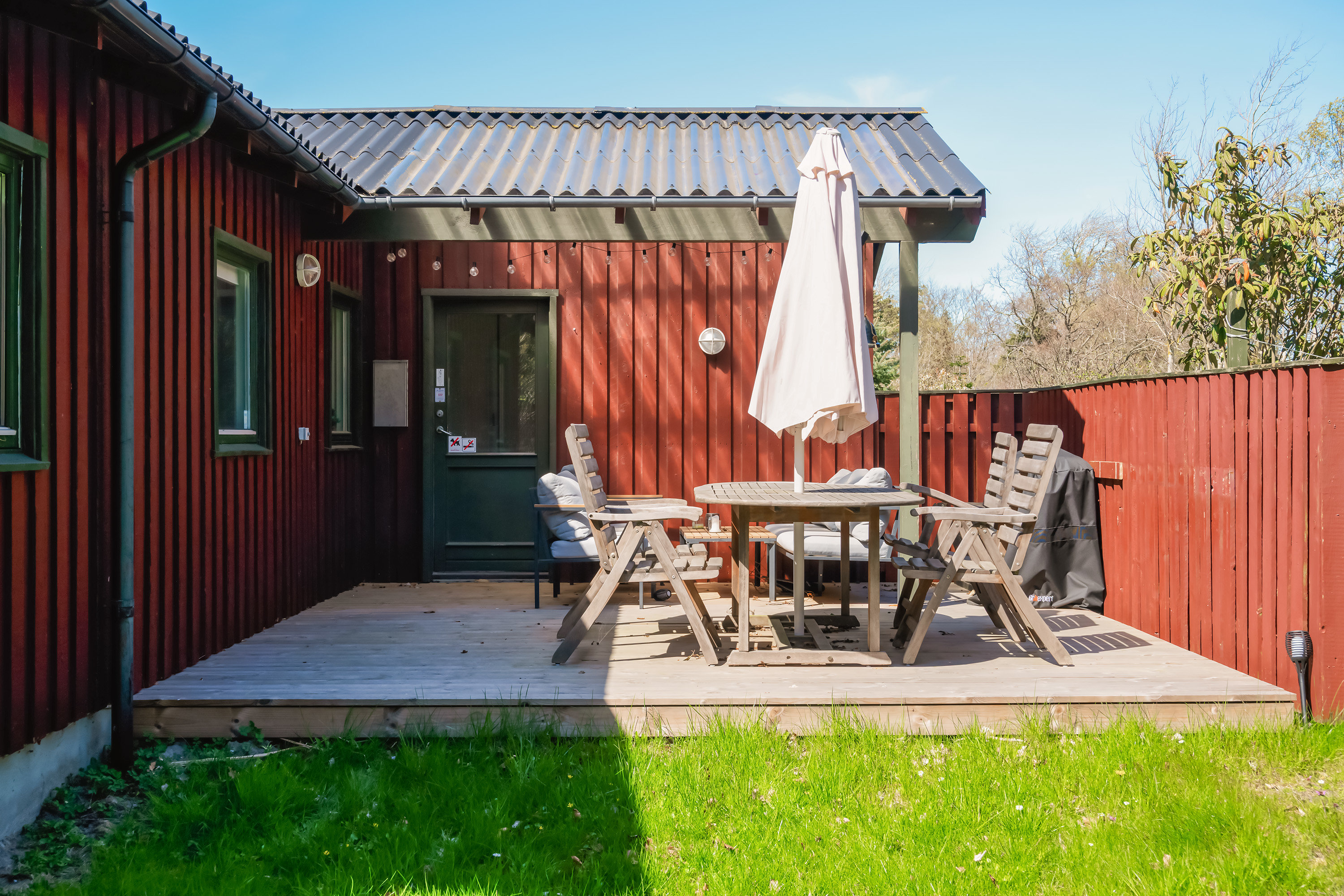 Fremhævet terrasse billede i fuldskærmstilstand. Billede af Fællesdigevej 31, 4874 Gedser