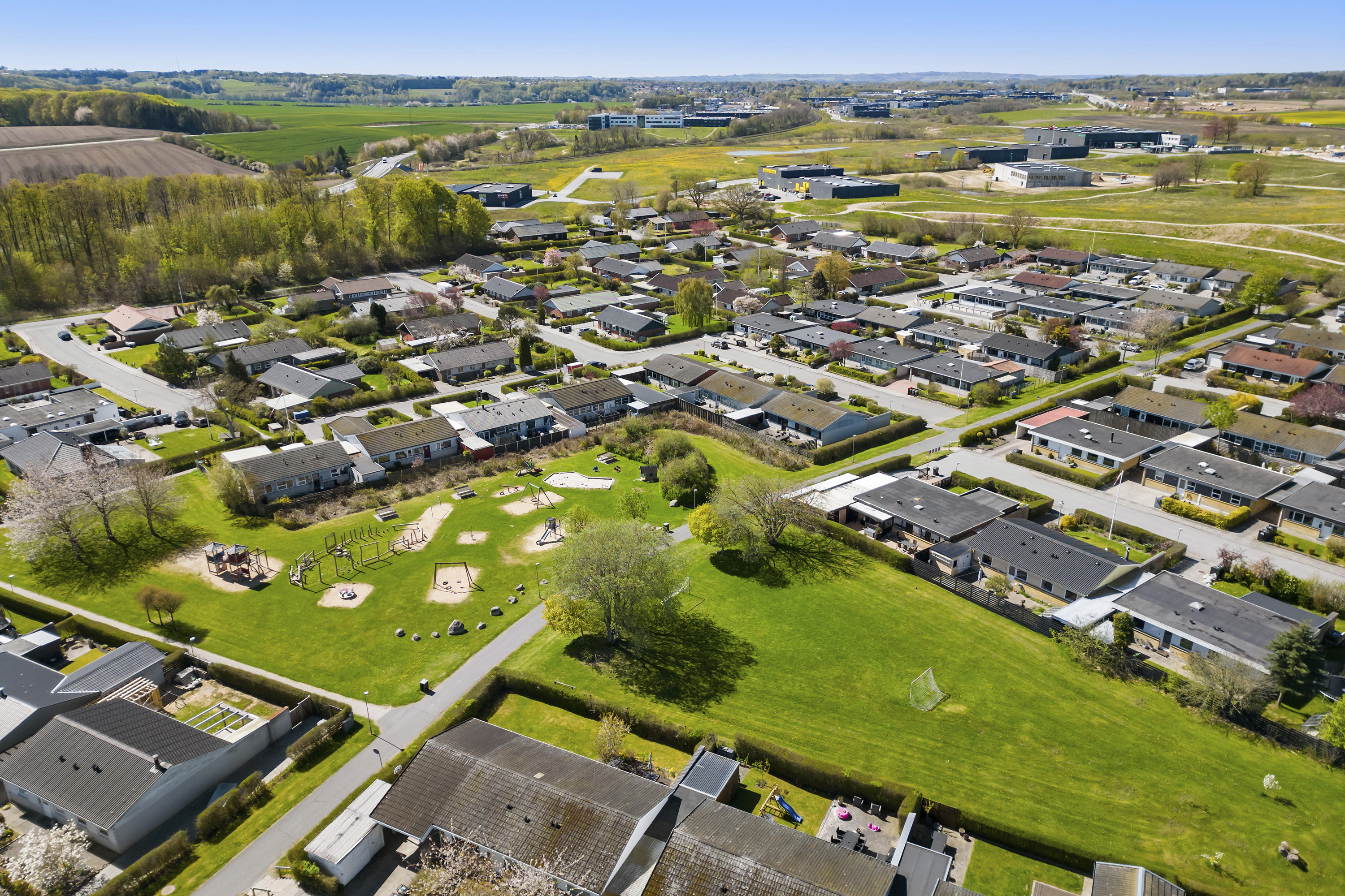 Fremhævet område billede i fuldskærmstilstand. Billede af Hvedemarken 20, 8362 Hørning