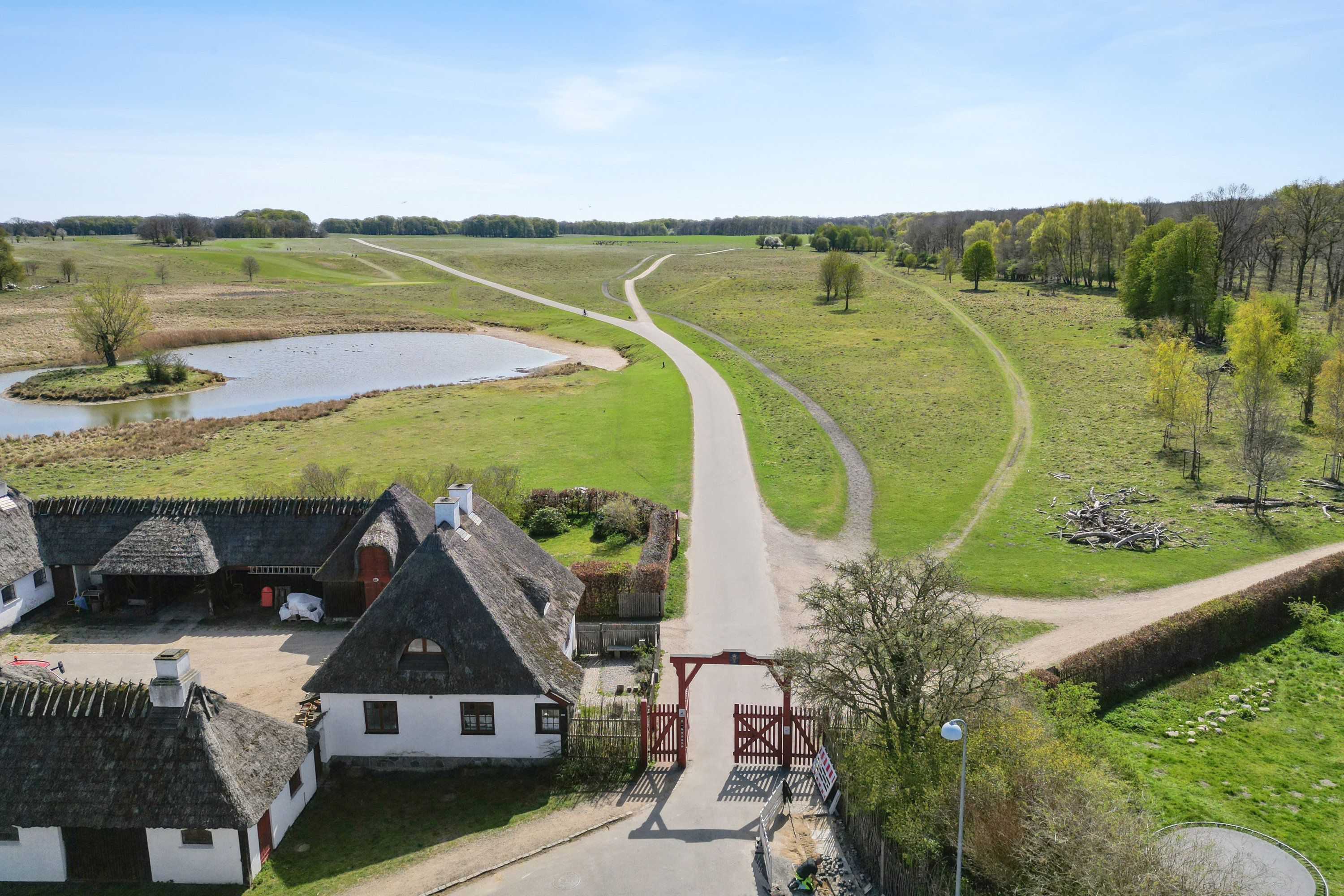Fremhævet luftfoto billede i fuldskærmstilstand. Billede af Langs Sletten 6, 2800 Kongens Lyngby