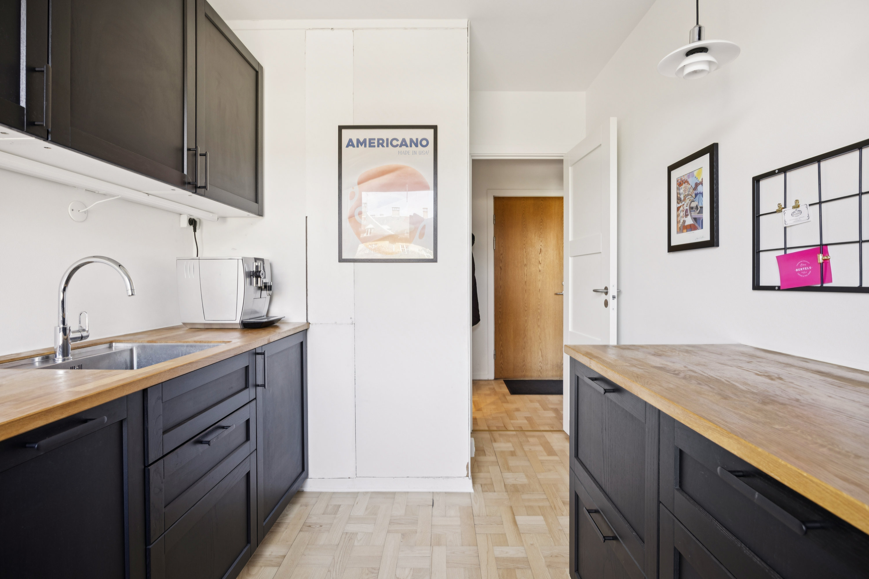 Fremhævet køkken billede i fuldskærmstilstand. Billede af Nordre Fasanvej 62, 2. 22., 2000 Frederiksberg