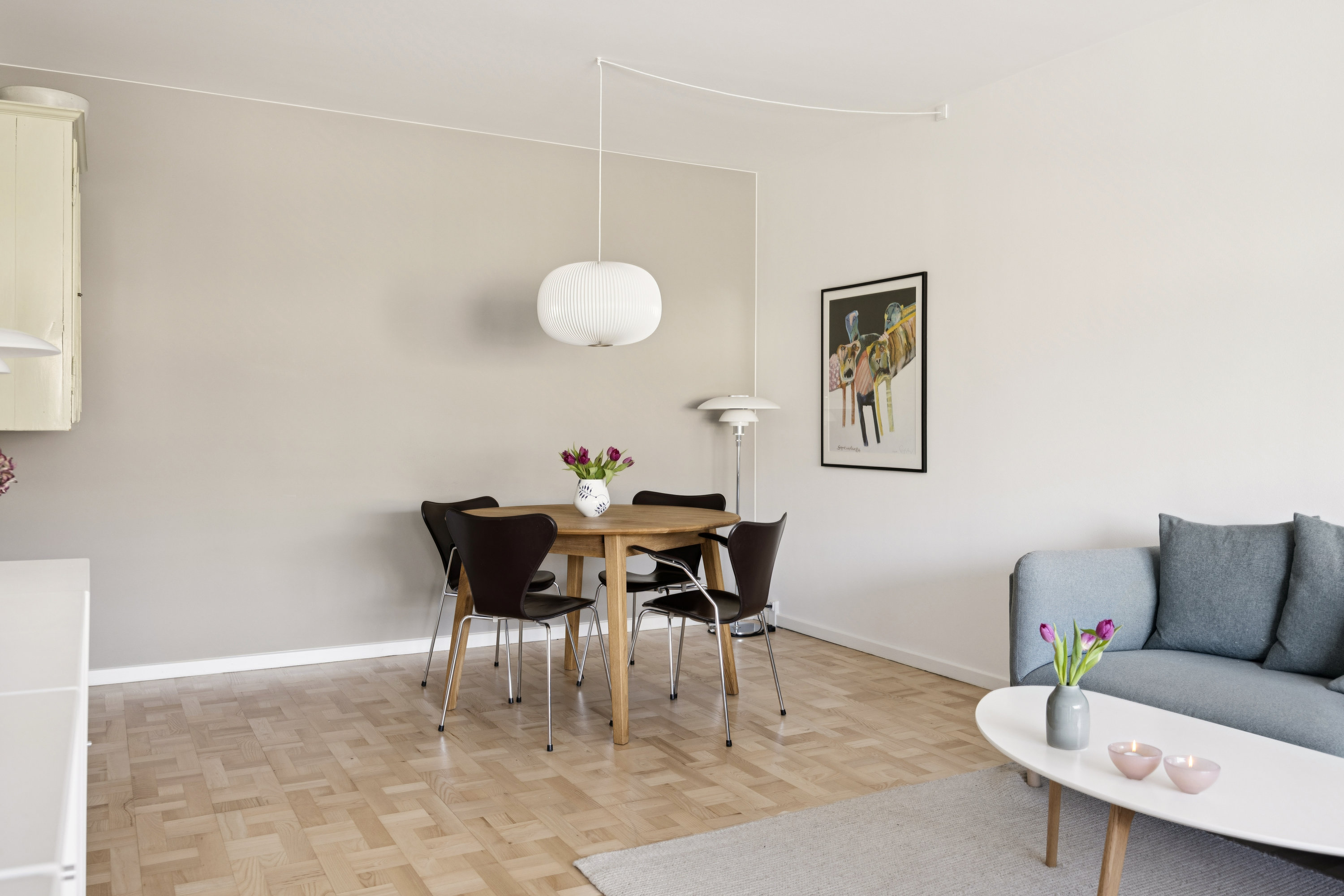 Fremhævet stue billede i fuldskærmstilstand. Billede af Nordre Fasanvej 62, 2. 22., 2000 Frederiksberg