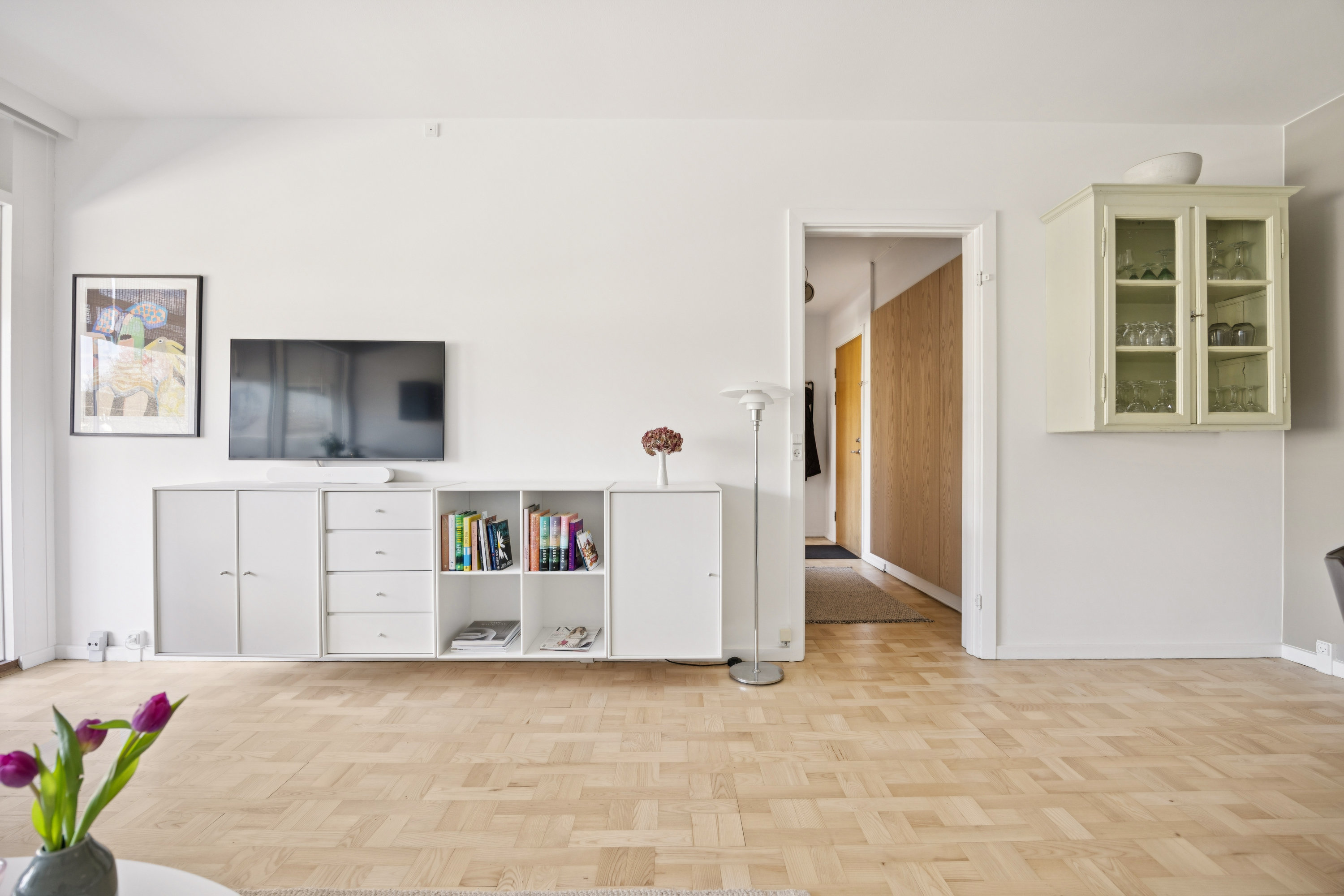 Fremhævet stue billede i fuldskærmstilstand. Billede af Nordre Fasanvej 62, 2. 22., 2000 Frederiksberg