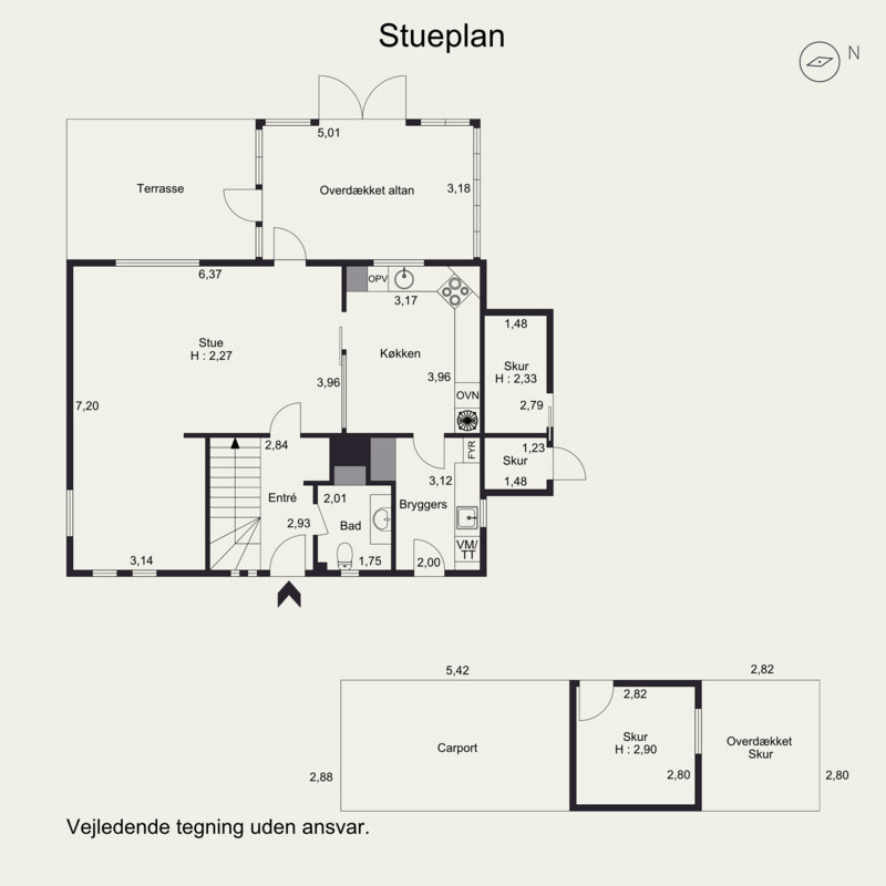 Plantegninger billede af Grønningen 35, Hornsyld, 8783 Hornsyld
