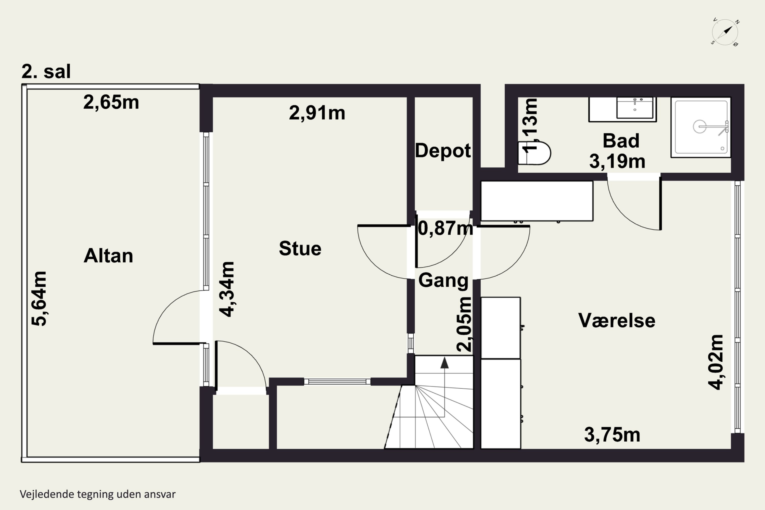 Plantegninger billede af Rundholtsvej 41, 2300 København S