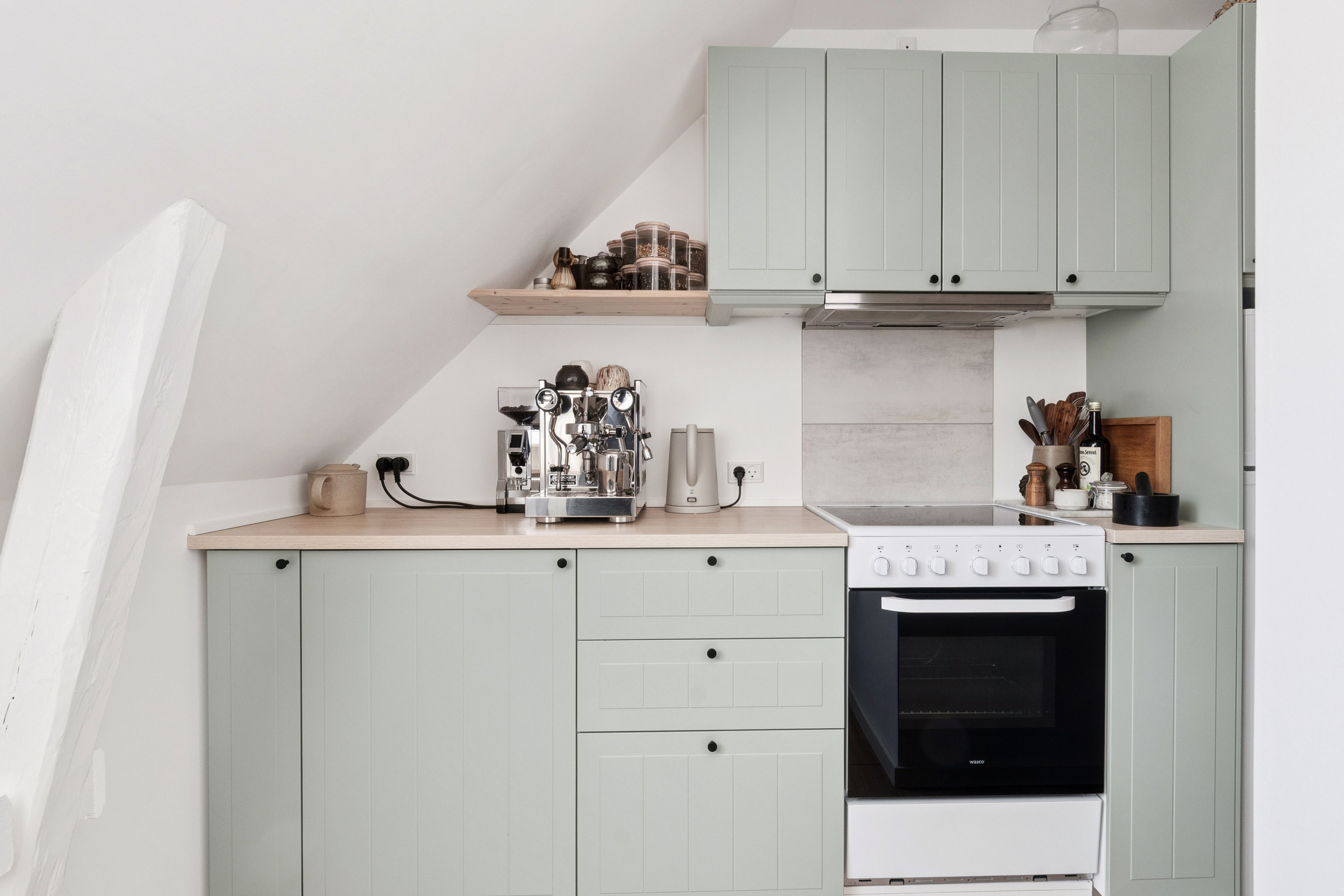 Fremhævet køkken billede i fuldskærmstilstand. Billede af Sabroesvej 15B, 2. th., 3000 Helsingør