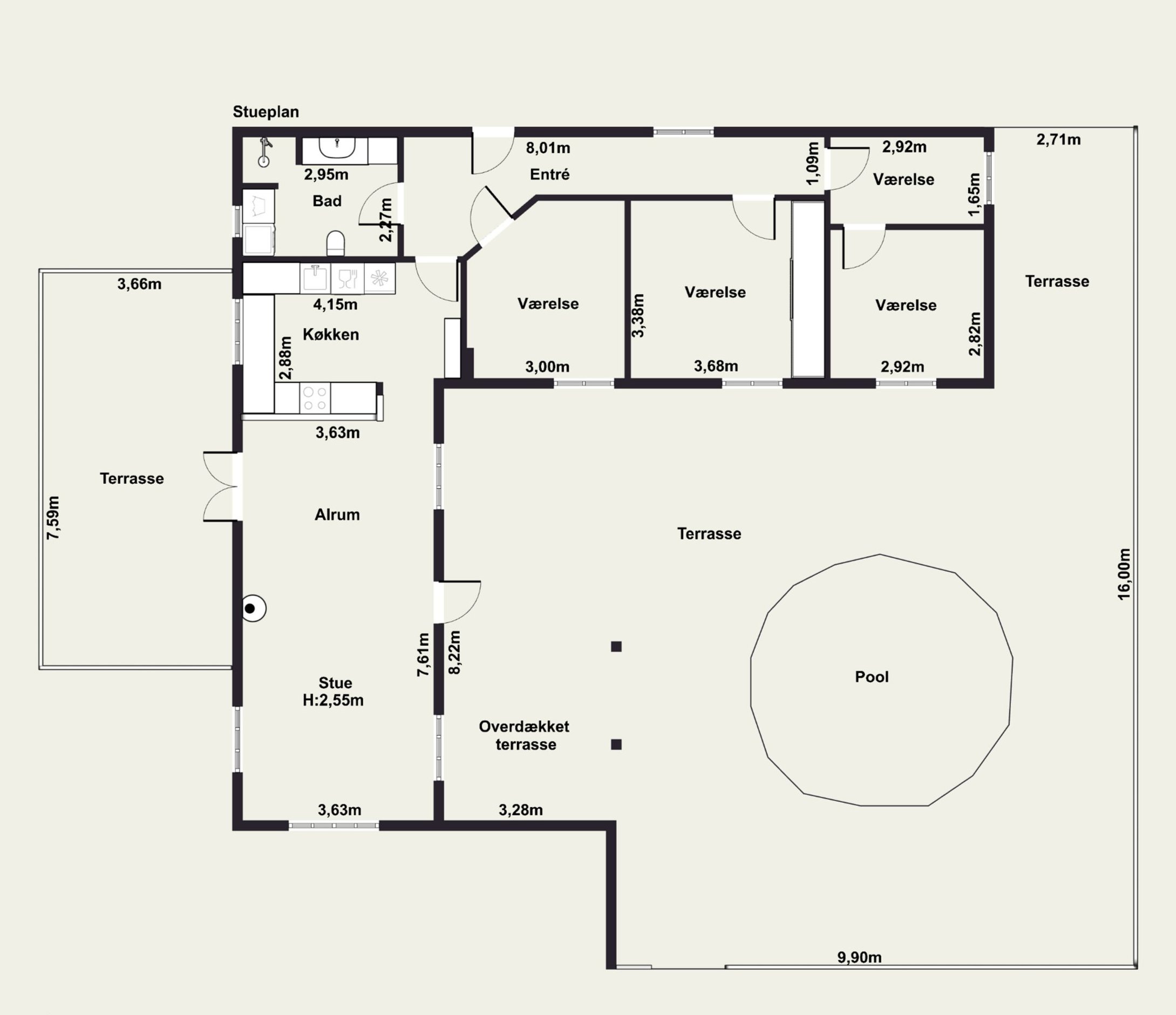 Plantegninger billede af Hermelinvej 10, 3390 Hundested