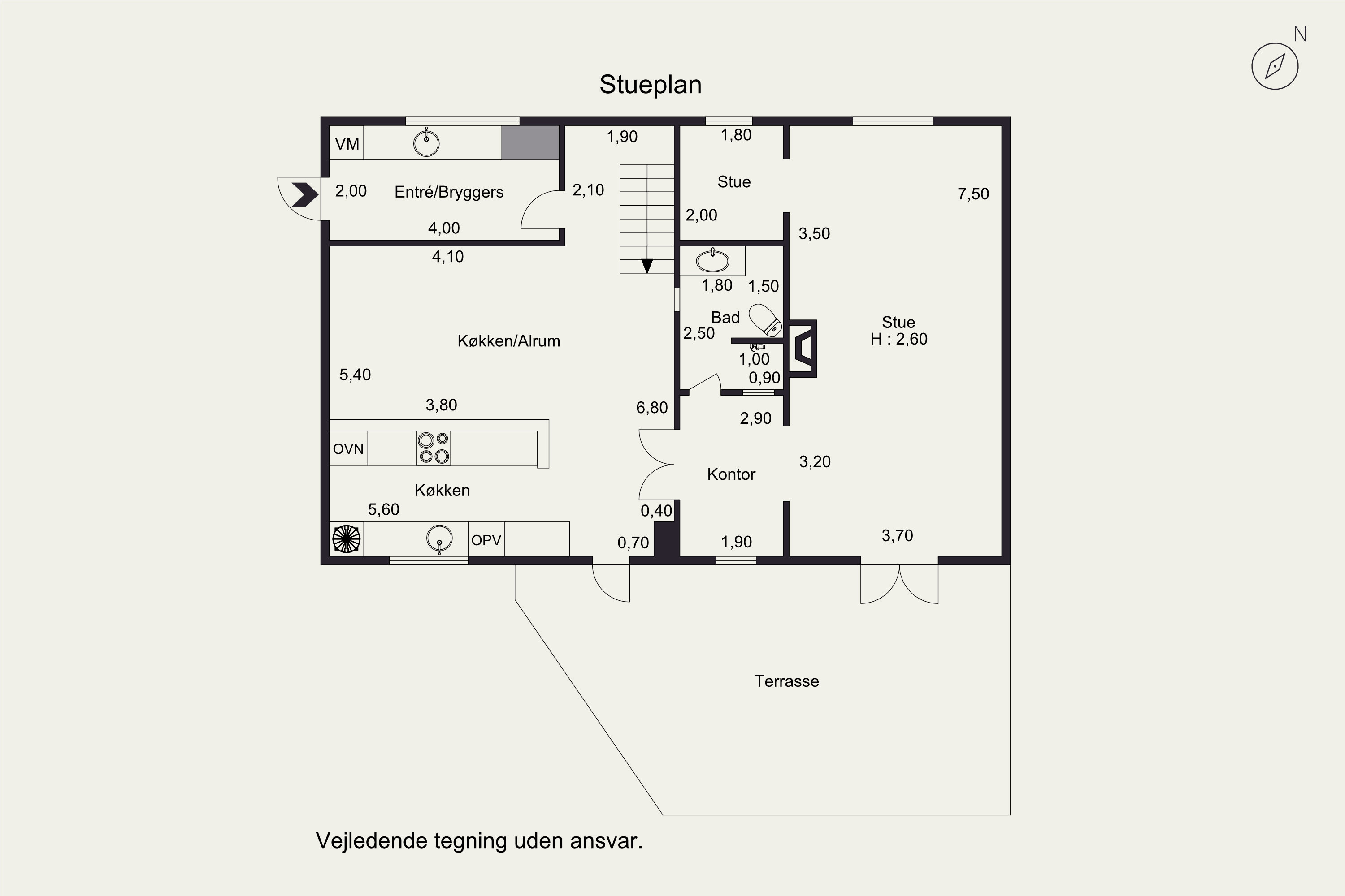 Plantegninger billede af Havepladsvej 54, 7000 Fredericia
