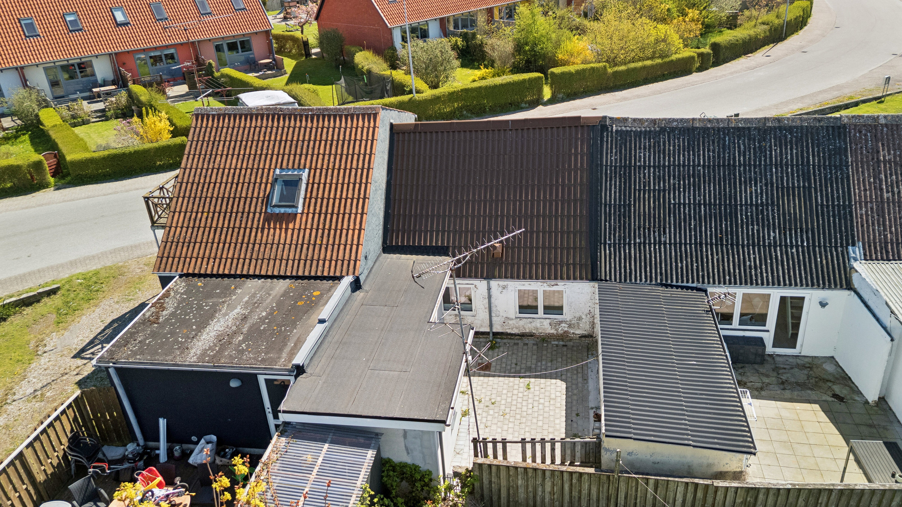 Fremhævet luftfoto billede i fuldskærmstilstand. Billede af Viebæltet 21, 5900 Rudkøbing