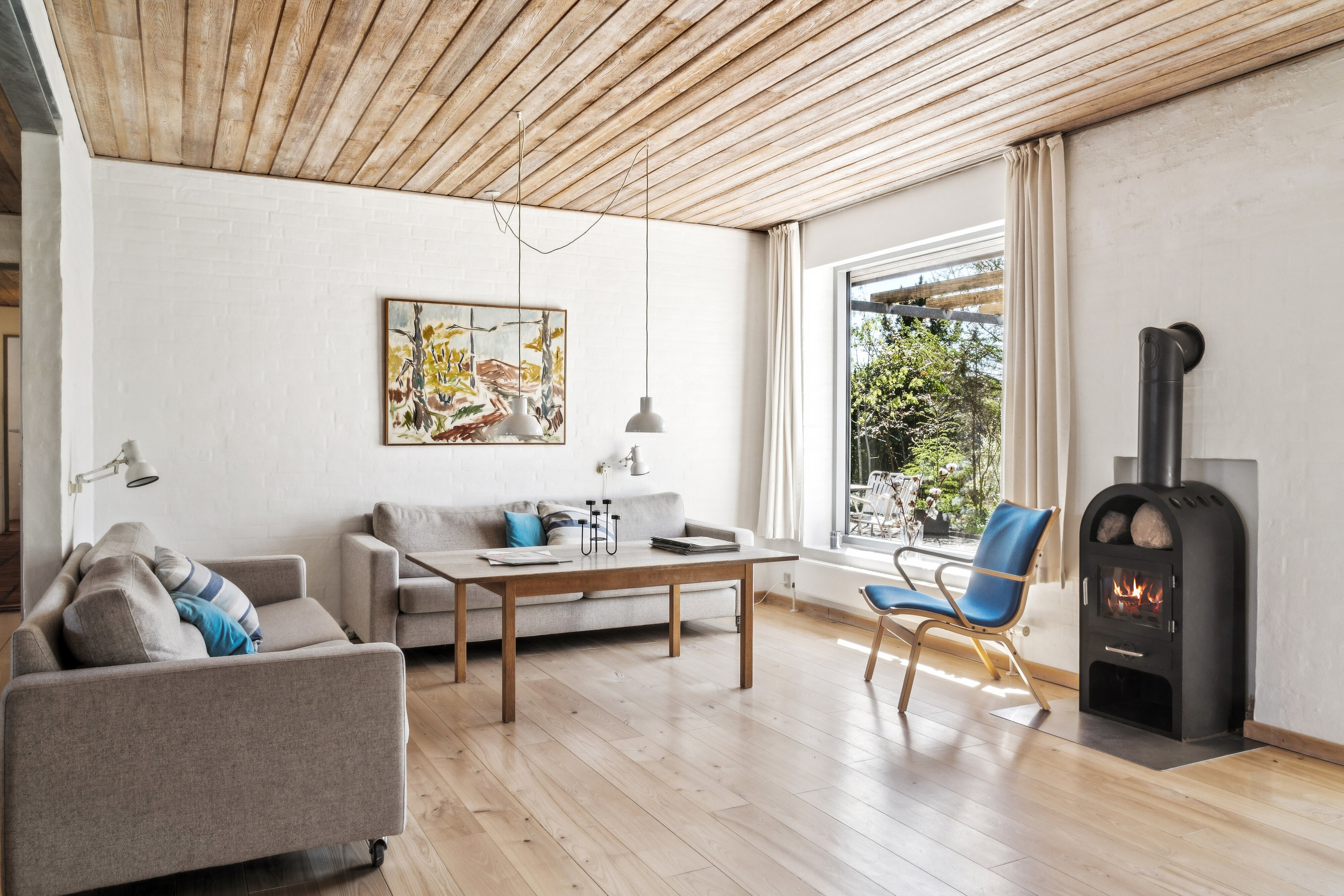Fremhævet stue billede i fuldskærmstilstand. Billede af Katterhøjvej 15, Skåde, 8270 Højbjerg
