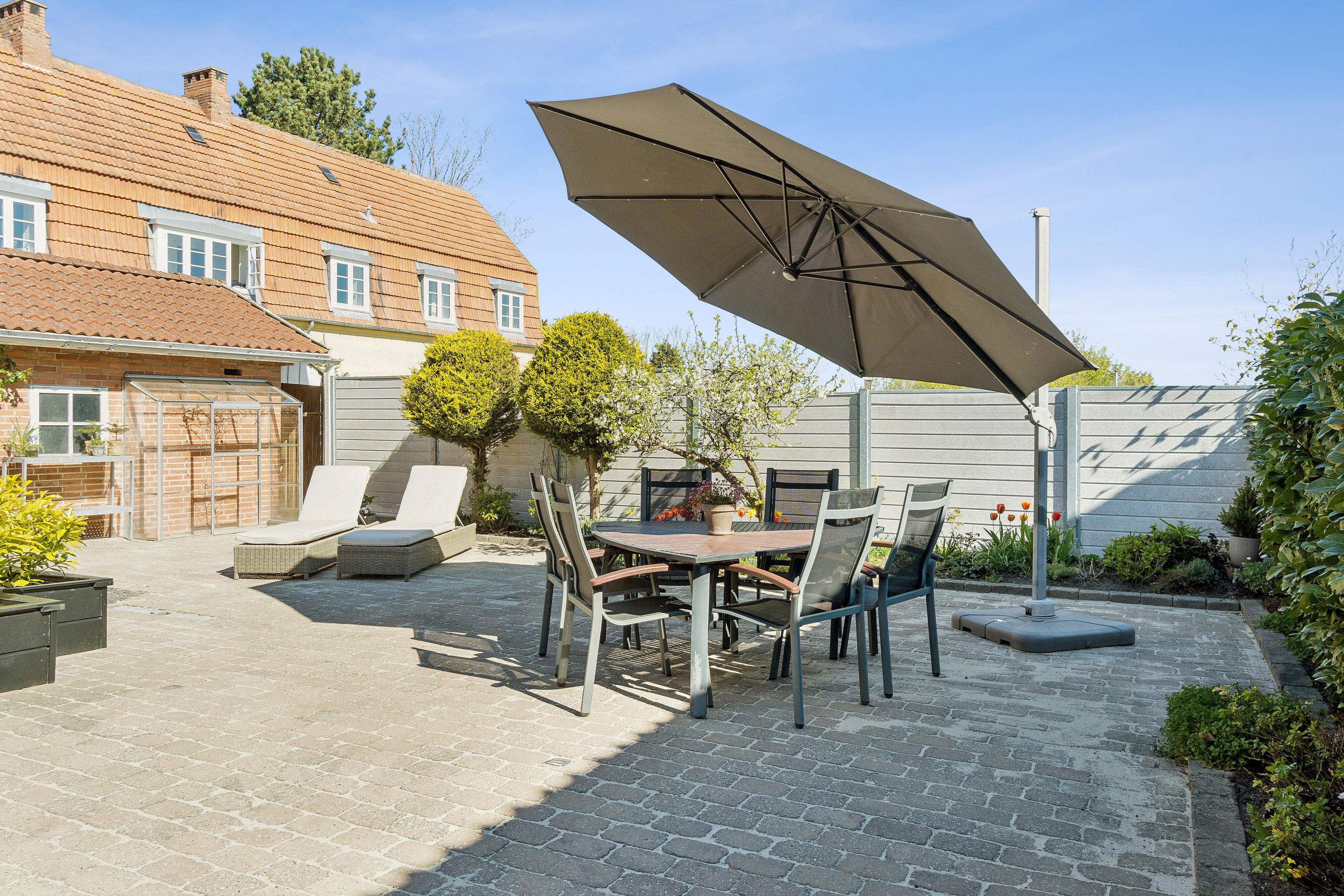 Fremhævet terrasse billede i fuldskærmstilstand. Billede af Præstøvej 41, 4700 Næstved