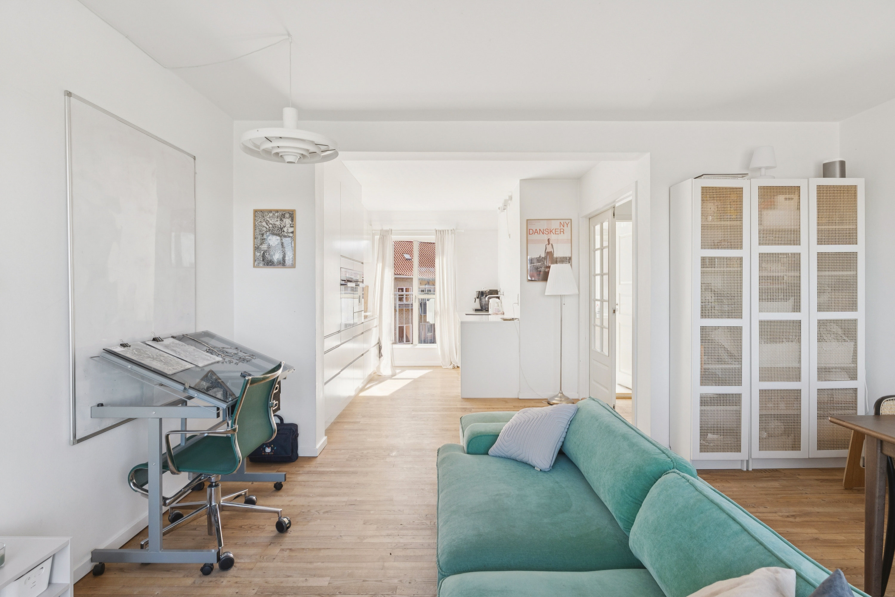 Fremhævet værelse billede i fuldskærmstilstand. Billede af Victor Bendix Gade 18, 5. th., 2100 København Ø