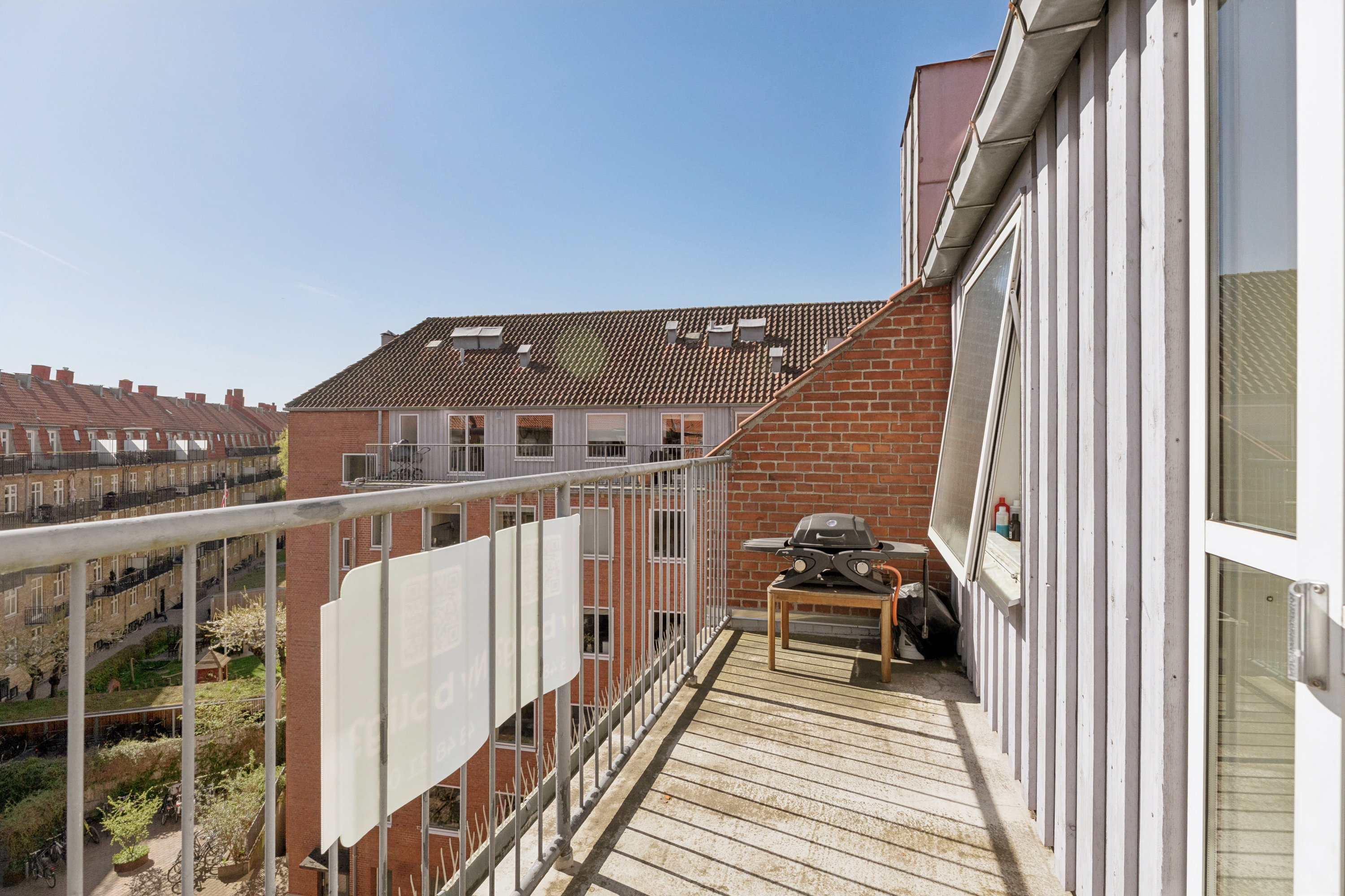 Fremhævet altan billede i fuldskærmstilstand. Billede af Victor Bendix Gade 18, 5. th., 2100 København Ø