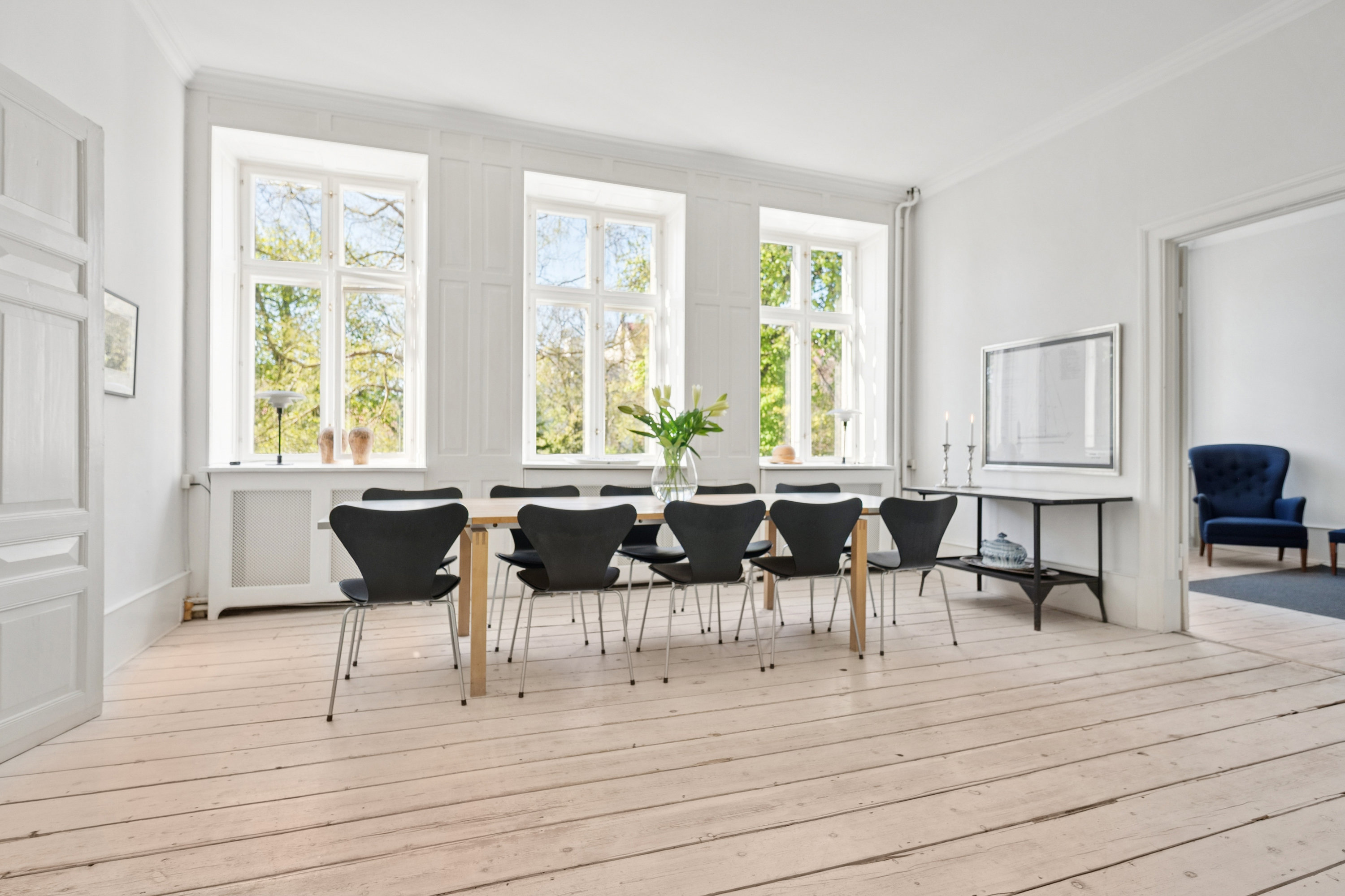 Fremhævet stue billede i fuldskærmstilstand. Billede af Allegade 8E, 1., 2000 Frederiksberg
