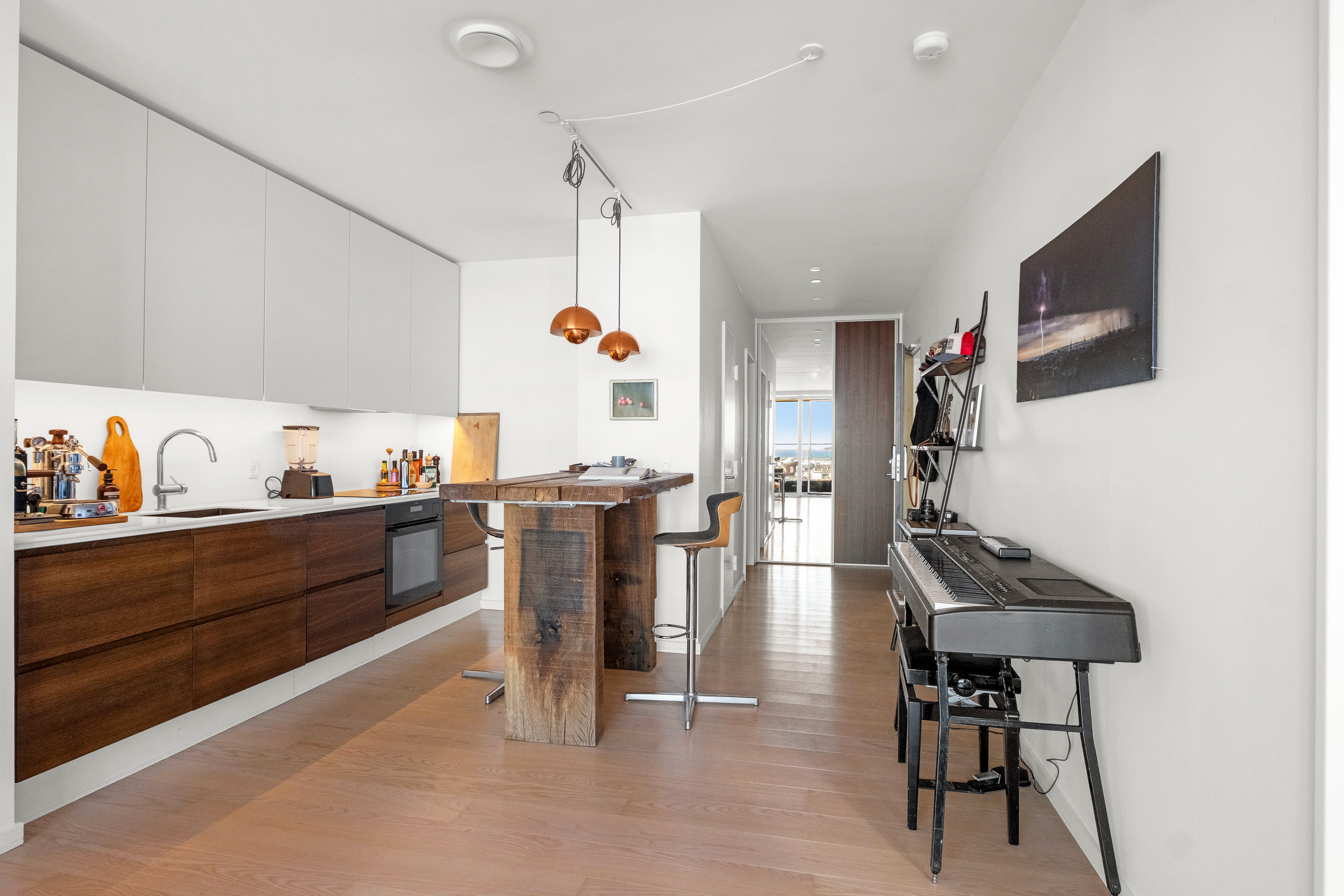 Fremhævet køkken alrum billede i fuldskærmstilstand. Billede af Ceres Allé 7, 16. 1., 8000 Aarhus C