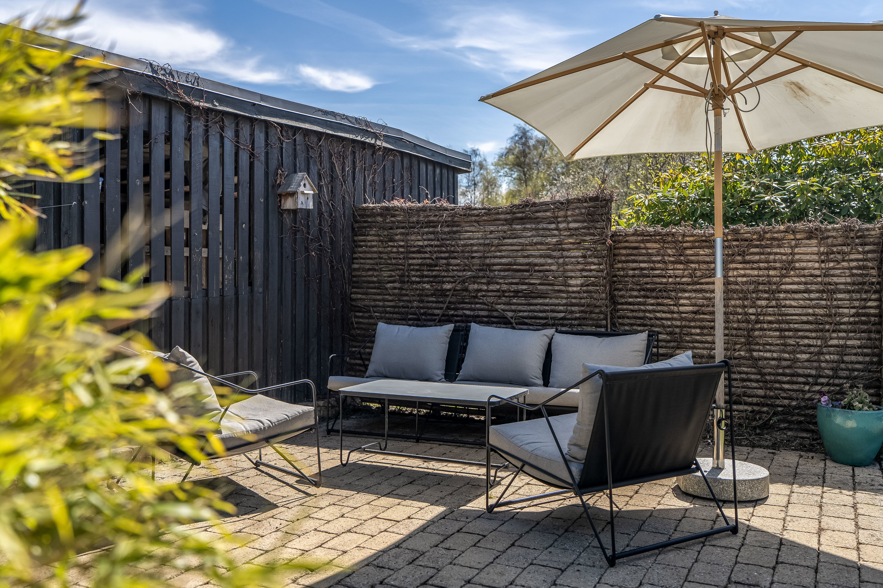 Fremhævet terrasse billede i fuldskærmstilstand. Billede af Carl Zahlmannsvej 32, 3400 Hillerød