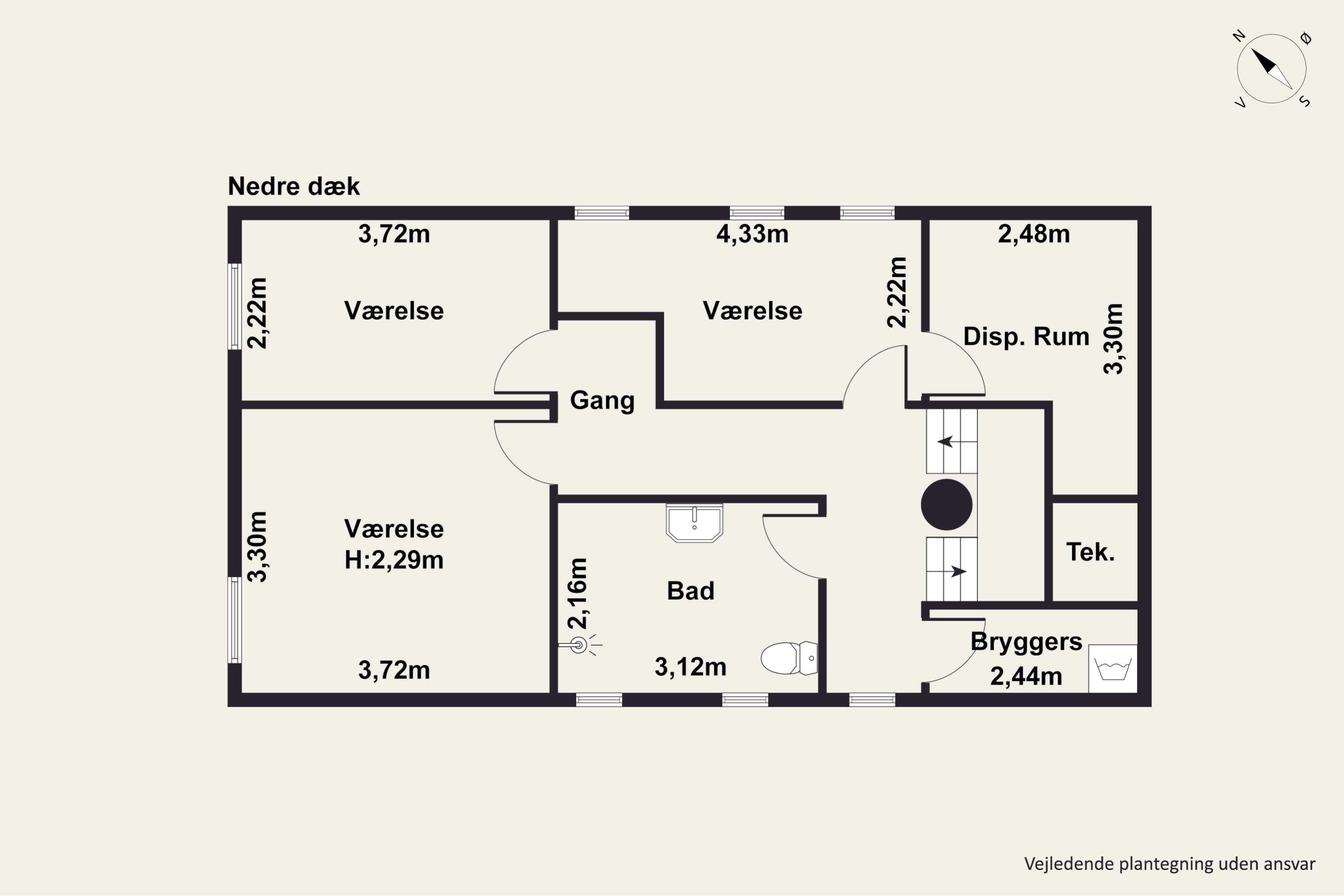 Plantegninger billede af Linus Paulings Vej 3, 2450 København SV