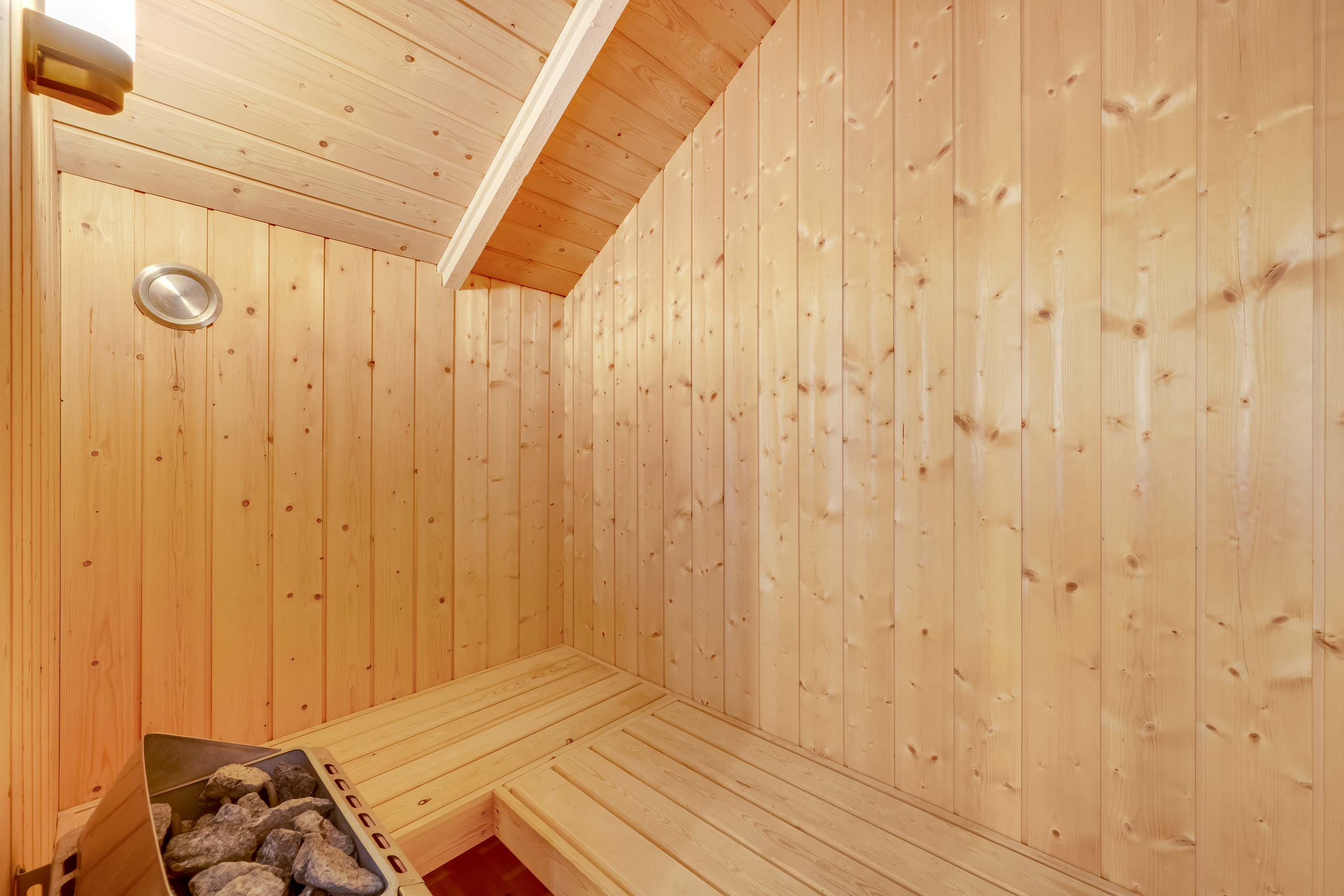 Fremhævet sauna  billede i fuldskærmstilstand. Billede af Bjerregårdsvej 152, Bjerregaard, 6960 Hvide Sande