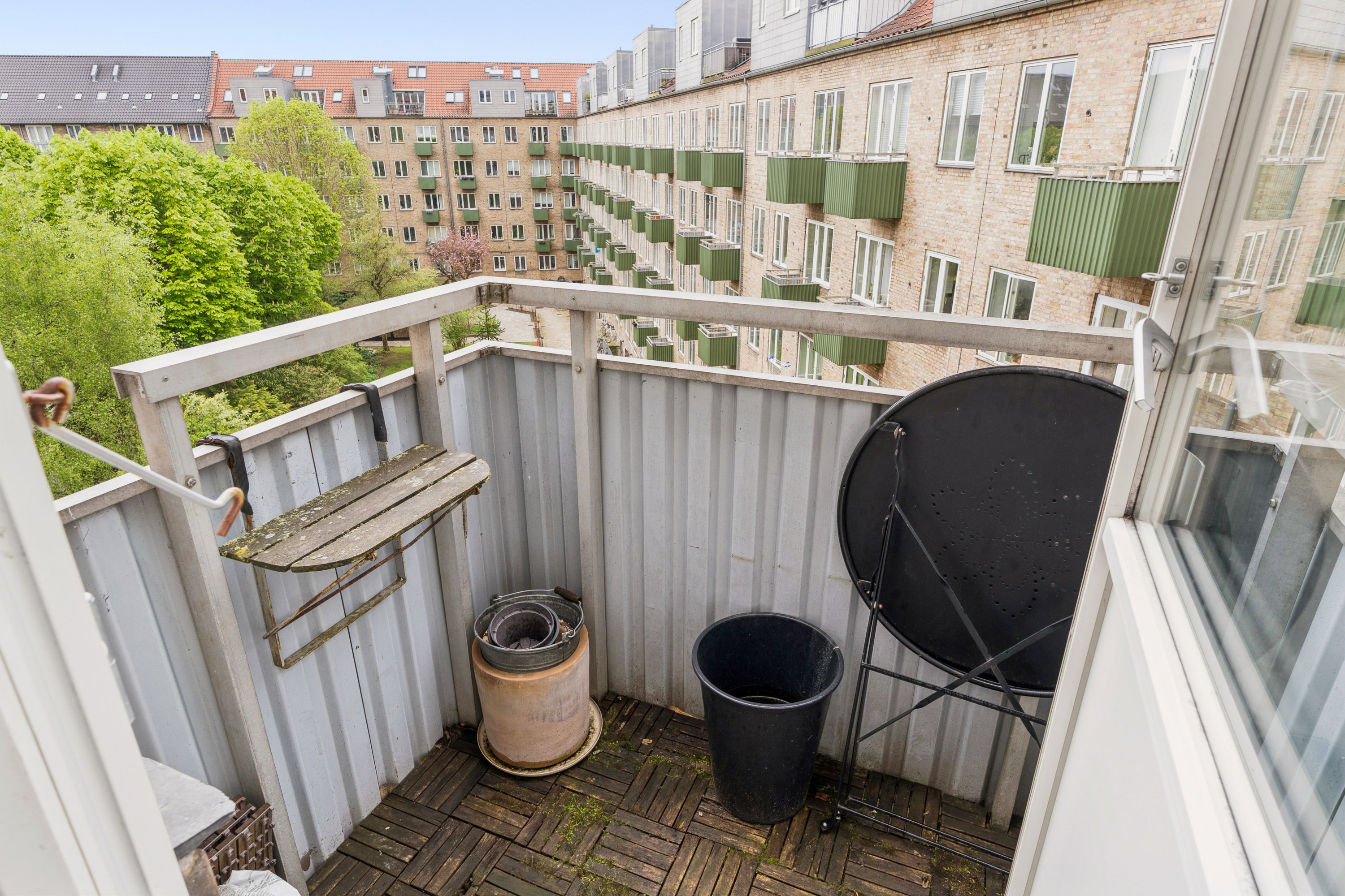 Fremhævet altan billede i fuldskærmstilstand. Billede af Bryggervangen 14, 4. tv., 2100 København Ø