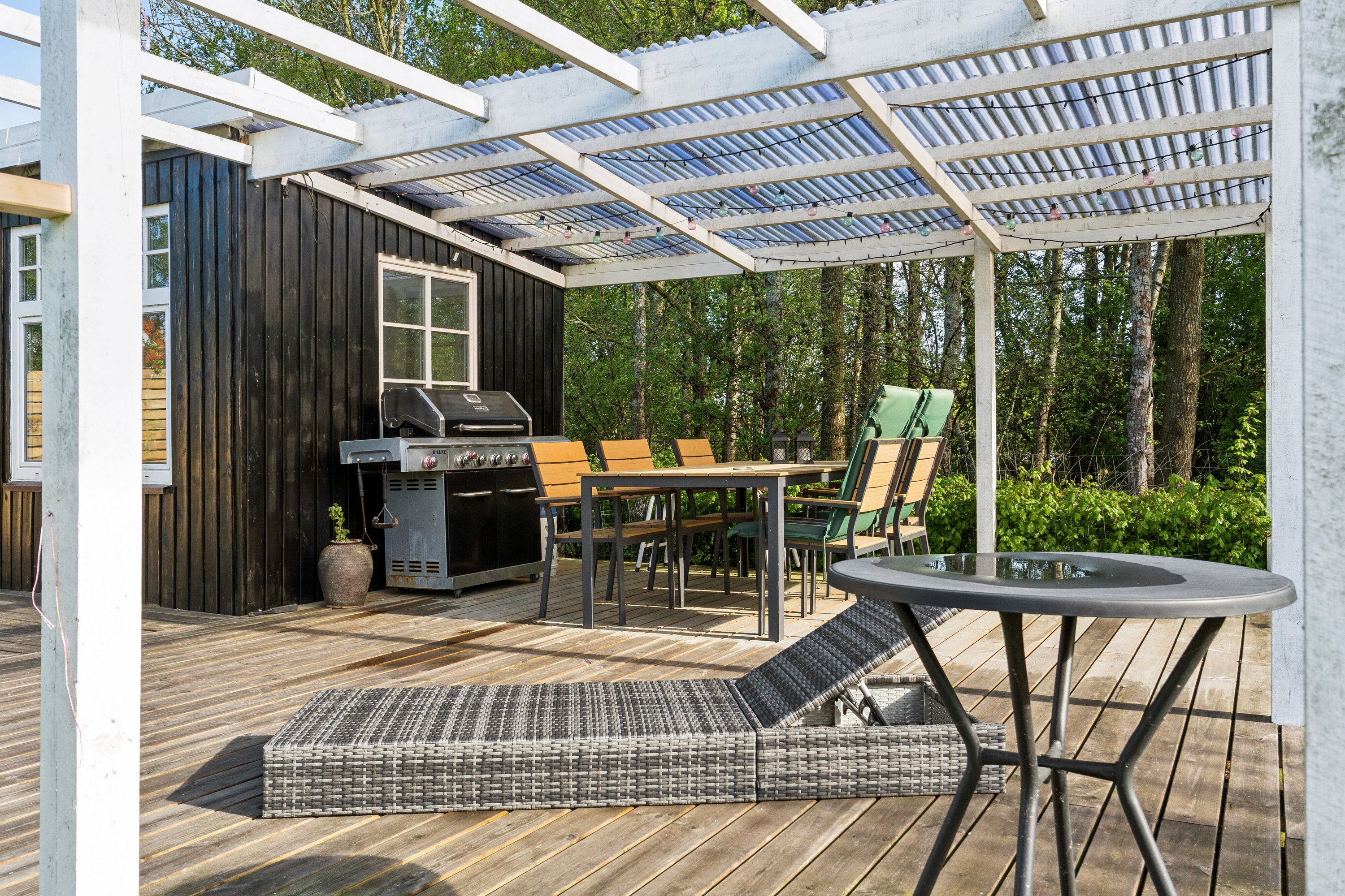 Fremhævet overdækket terrasse billede i fuldskærmstilstand. Billede af Nyborgvej 16, Sødinge, 5750 Ringe