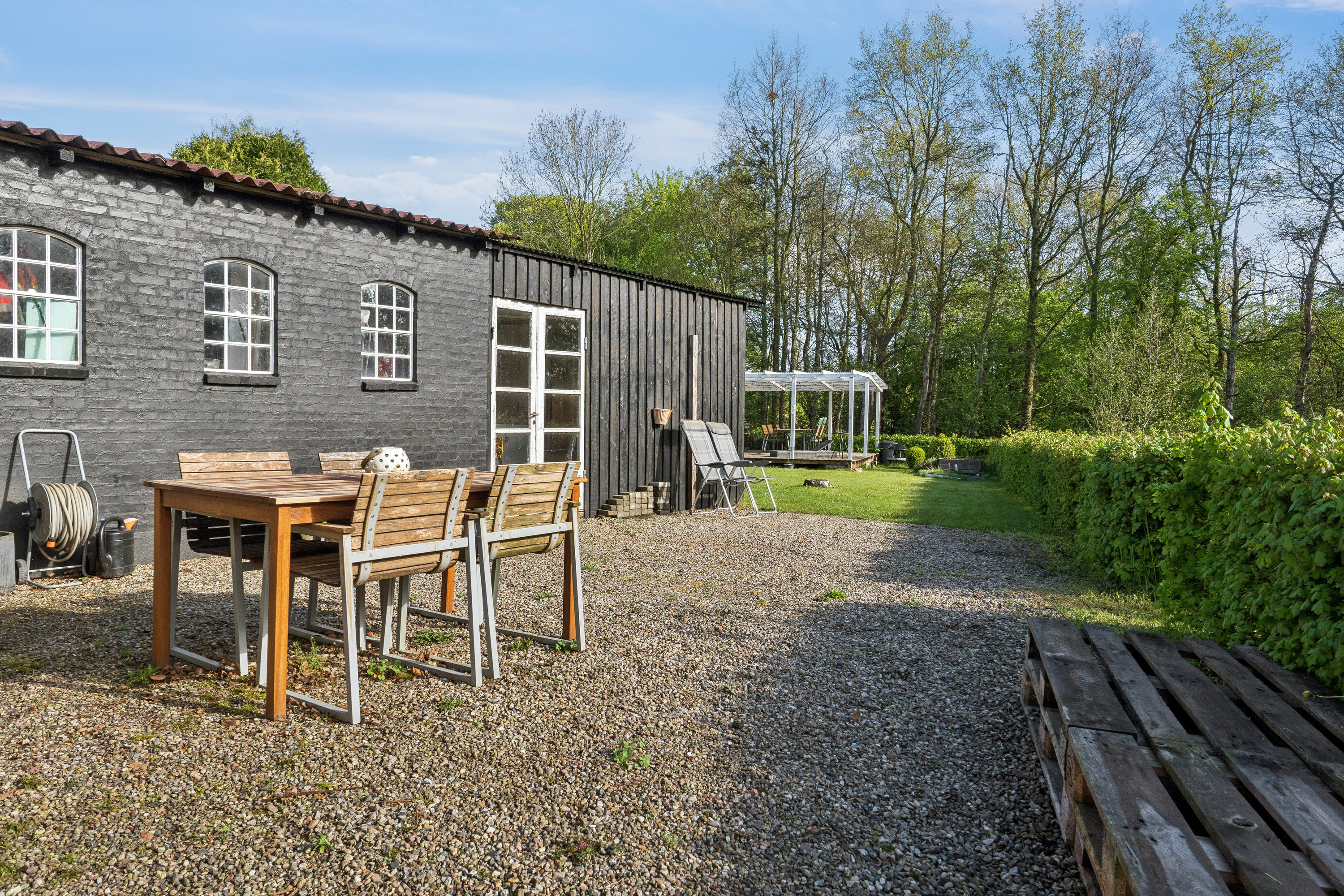 Fremhævet terrasse billede i fuldskærmstilstand. Billede af Nyborgvej 16, Sødinge, 5750 Ringe
