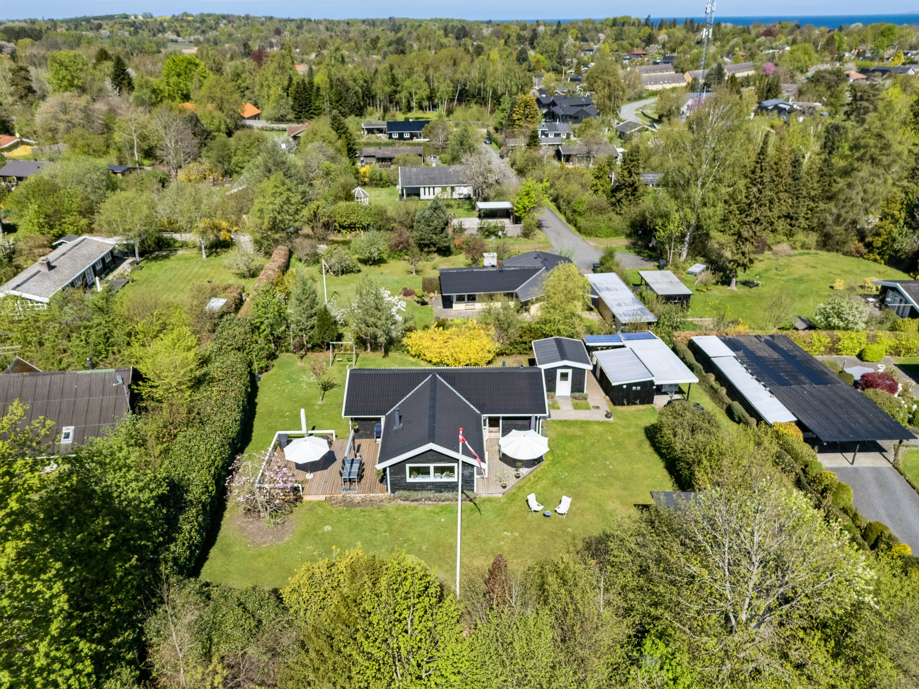 Fremhævet luftfoto billede i fuldskærmstilstand. Billede af Ny-Ager 18, Villingerød, 3120 Dronningmølle