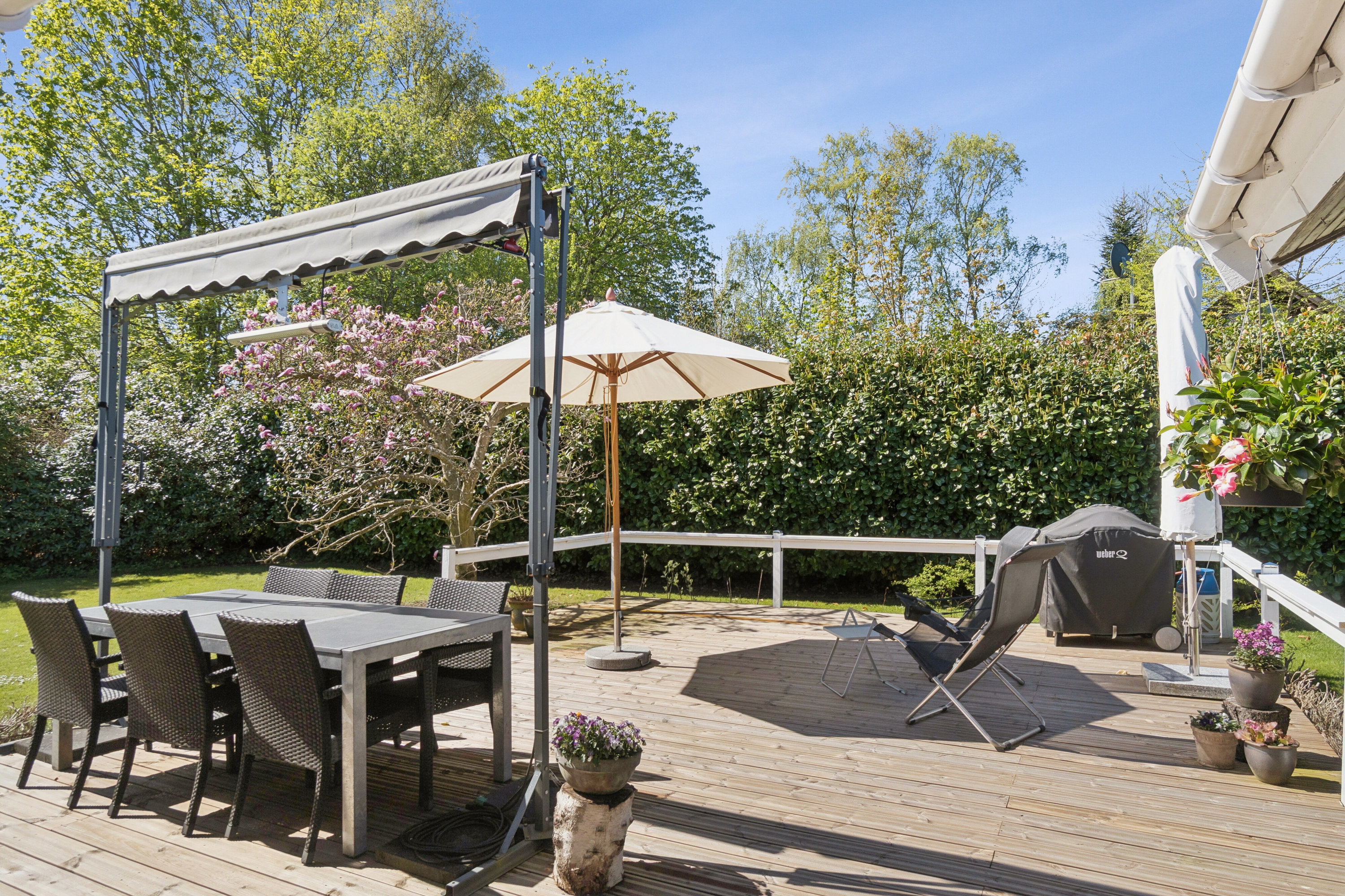 Fremhævet overdækket terrasse billede i fuldskærmstilstand. Billede af Ny-Ager 18, Villingerød, 3120 Dronningmølle